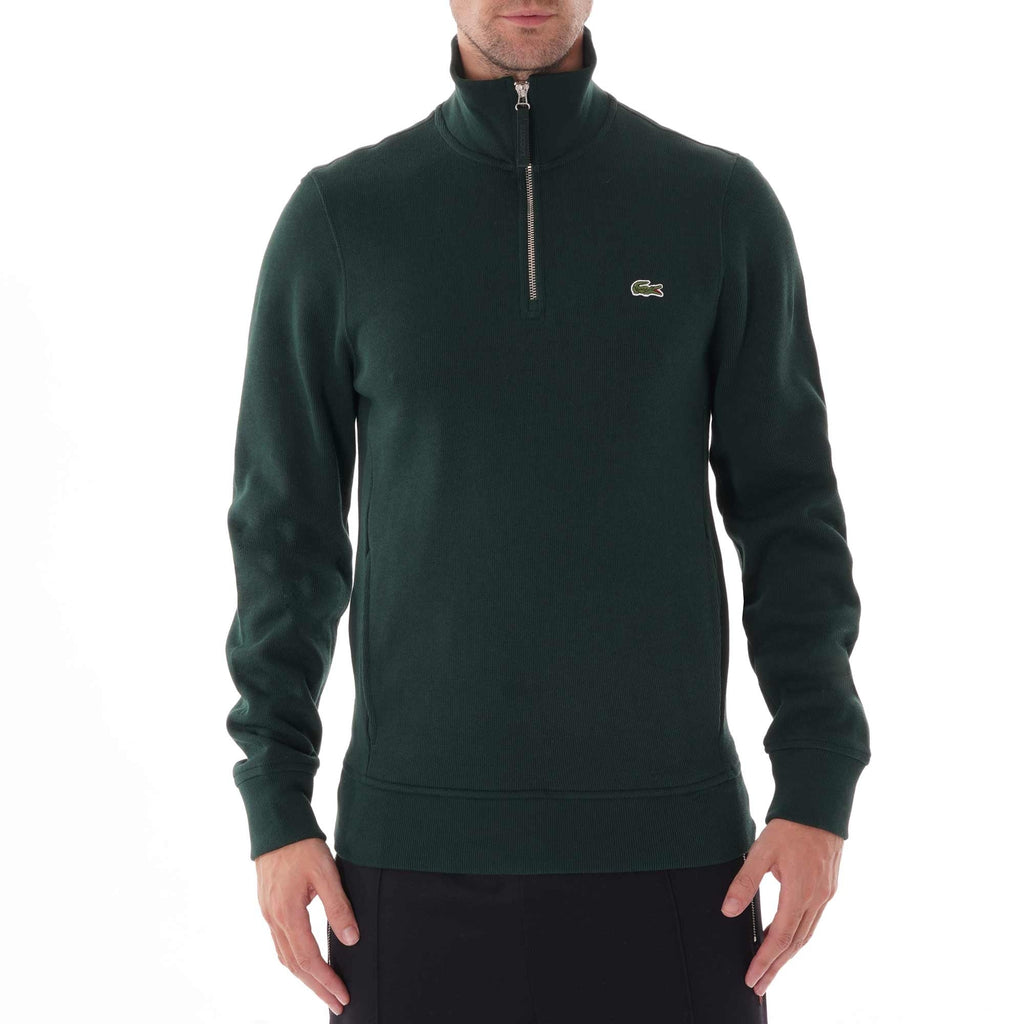 Lacoste Logo Half Zip Sweatshirt