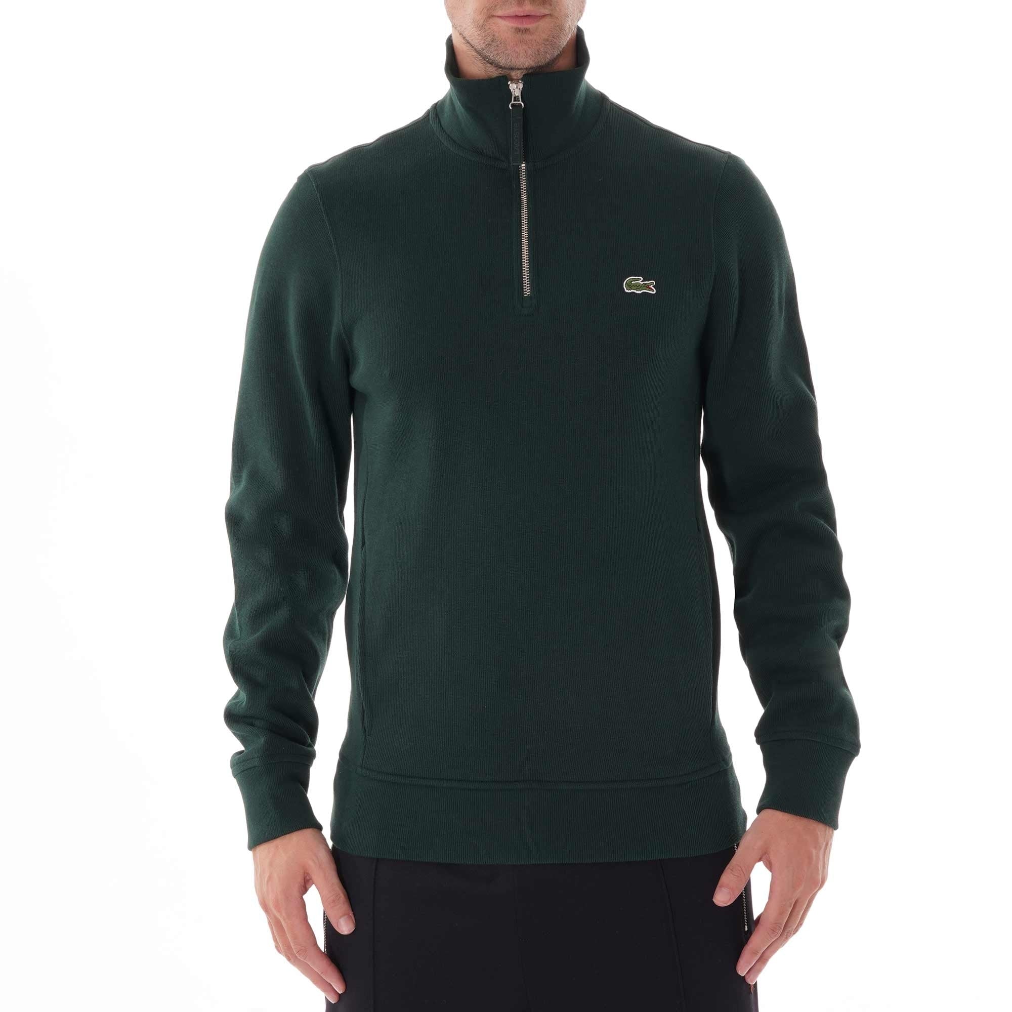 Lacoste Logo Half Zip Sweatshirt