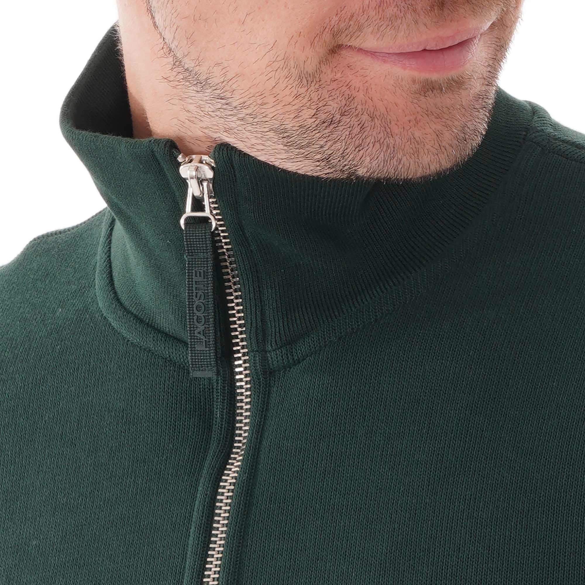 Lacoste Logo Half Zip Sweatshirt