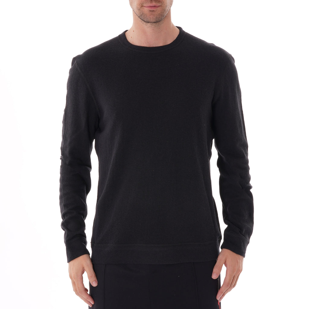 Naked and Famous Denim Slim Crewneck - Black