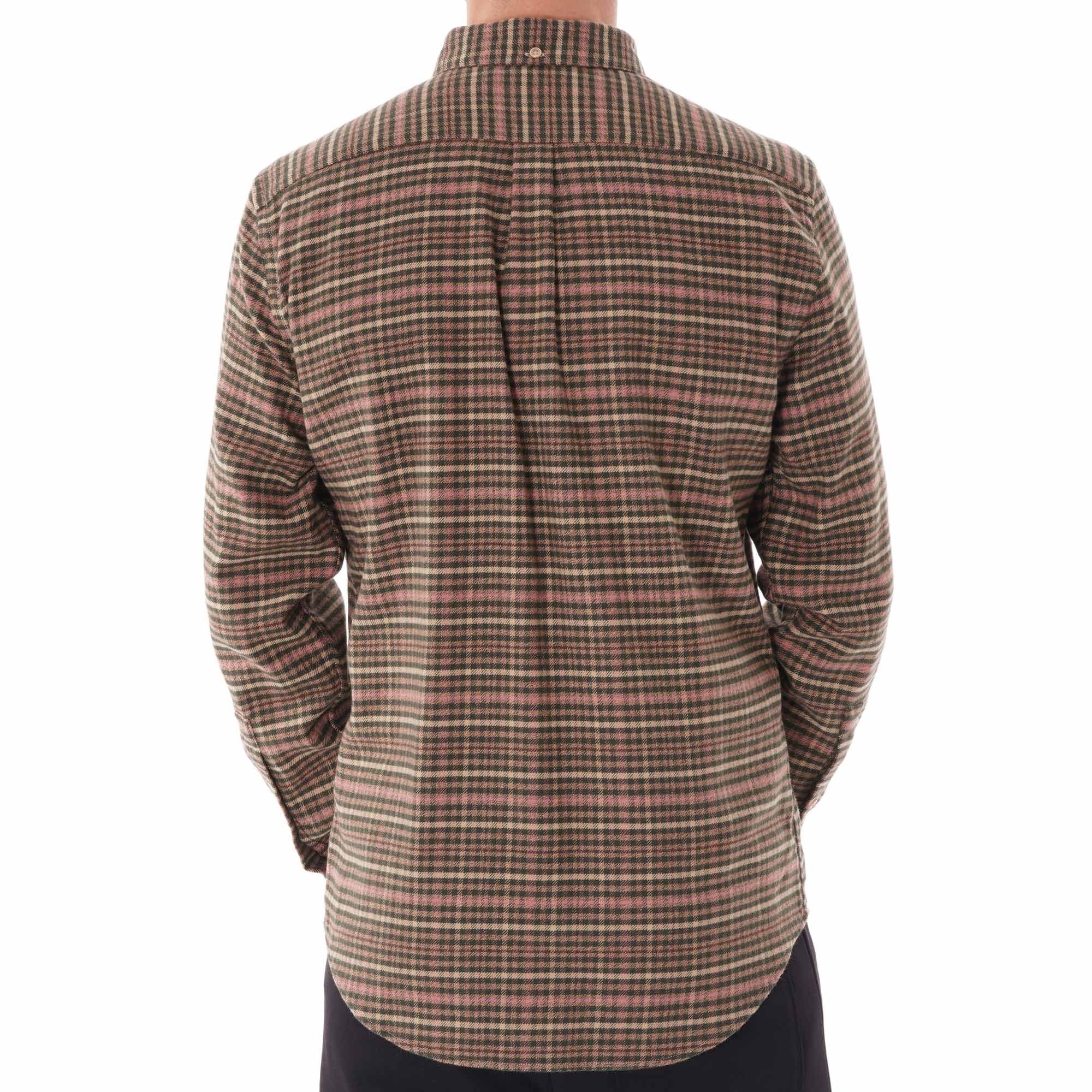 Portuguese Flannel Long Sleeve Twill Shirt - Green