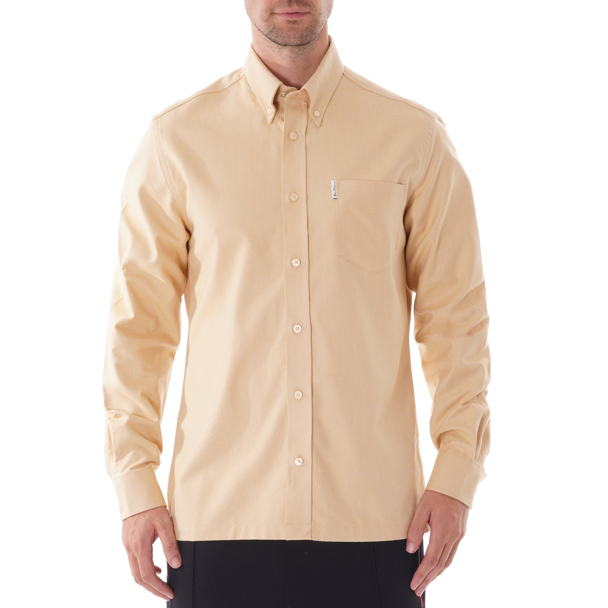Ben Sherman Long Sleeve Arch shirt - Dijon