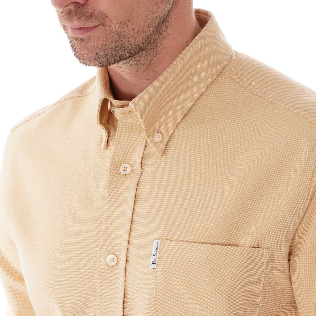 Ben Sherman Long Sleeve Arch shirt - Dijon