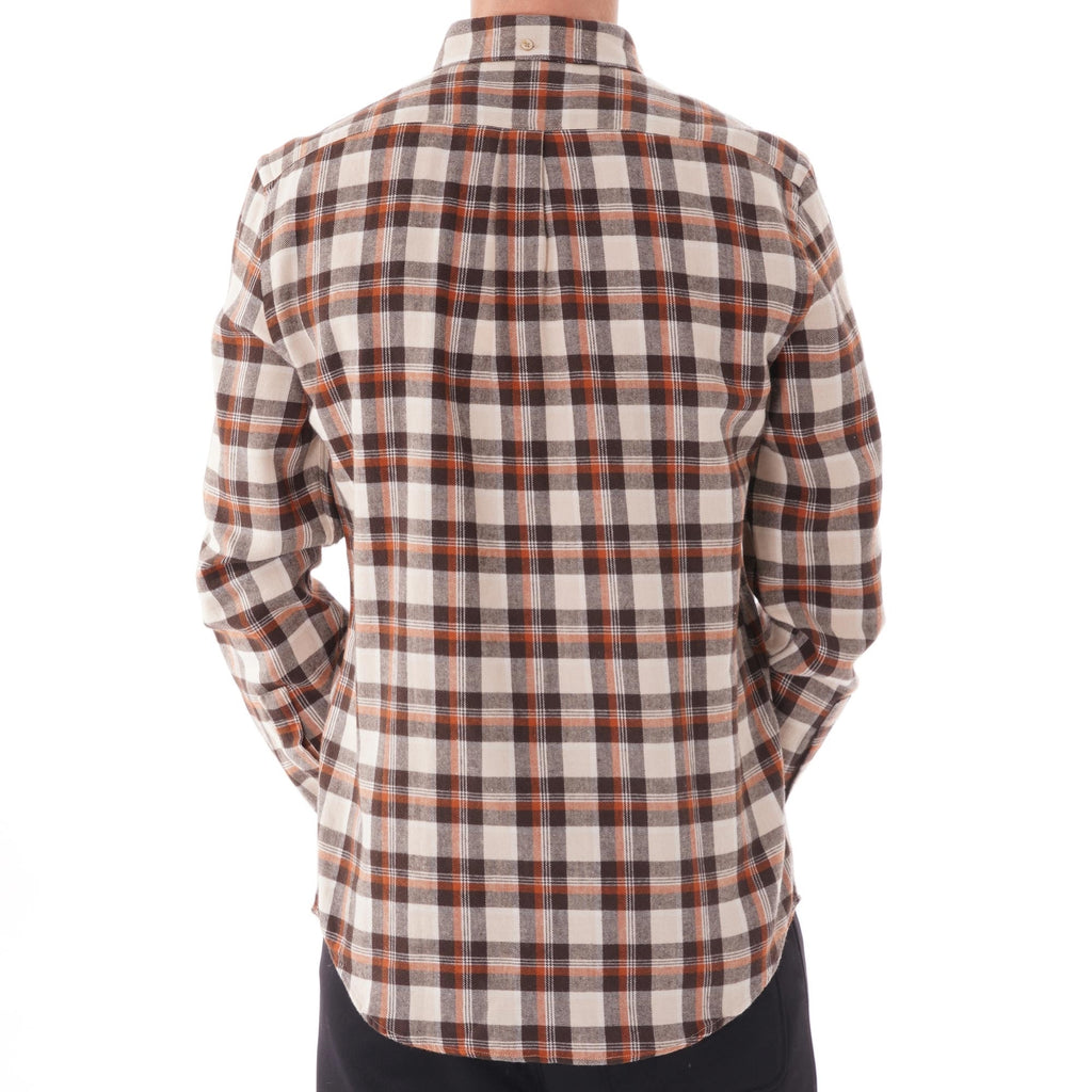 Portuguese Flannel Brownie Long Sleeve Flannel Shirt - Brown