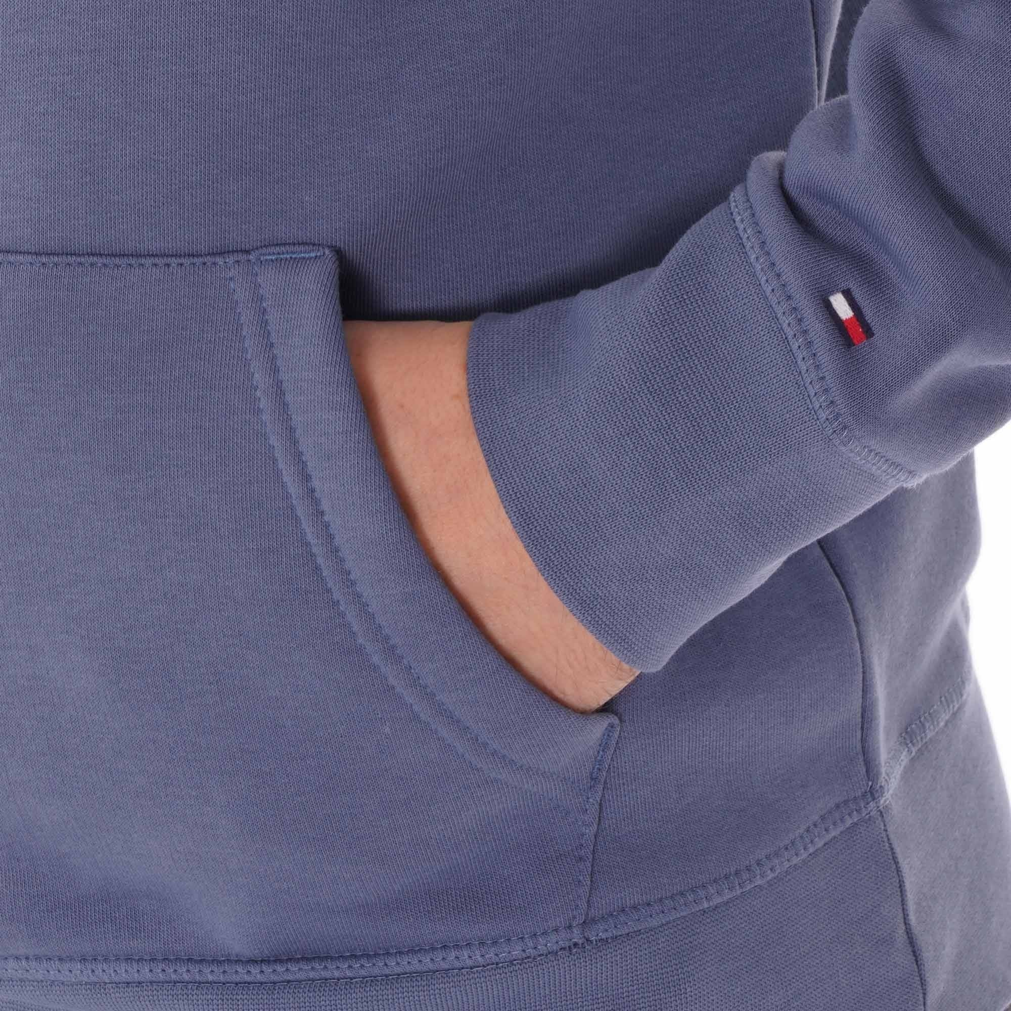 Tommy Hilfiger Logo Hoodie - Vintage Indigo