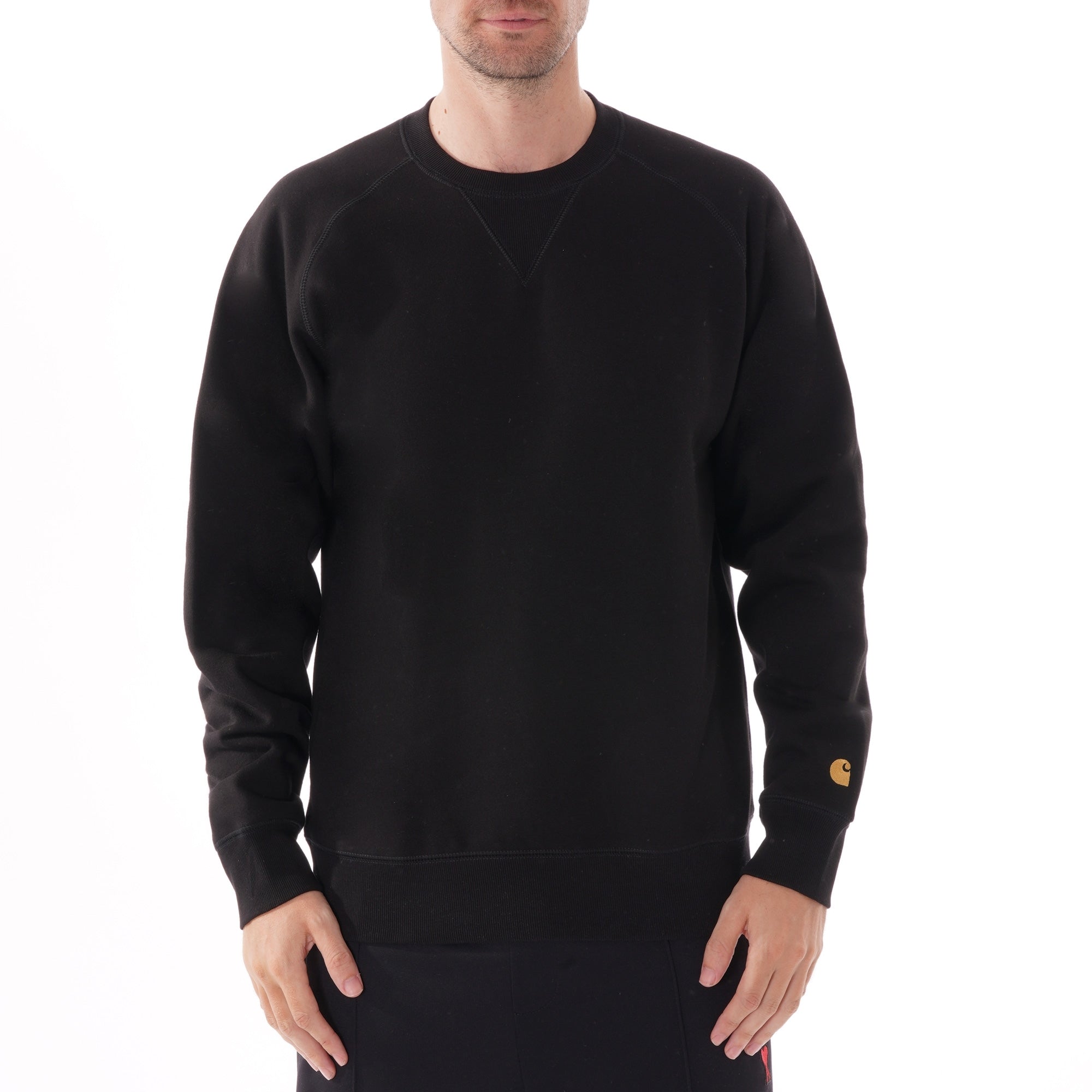 Carhartt WIP Chase Mlangefleece sweatshirt - Black