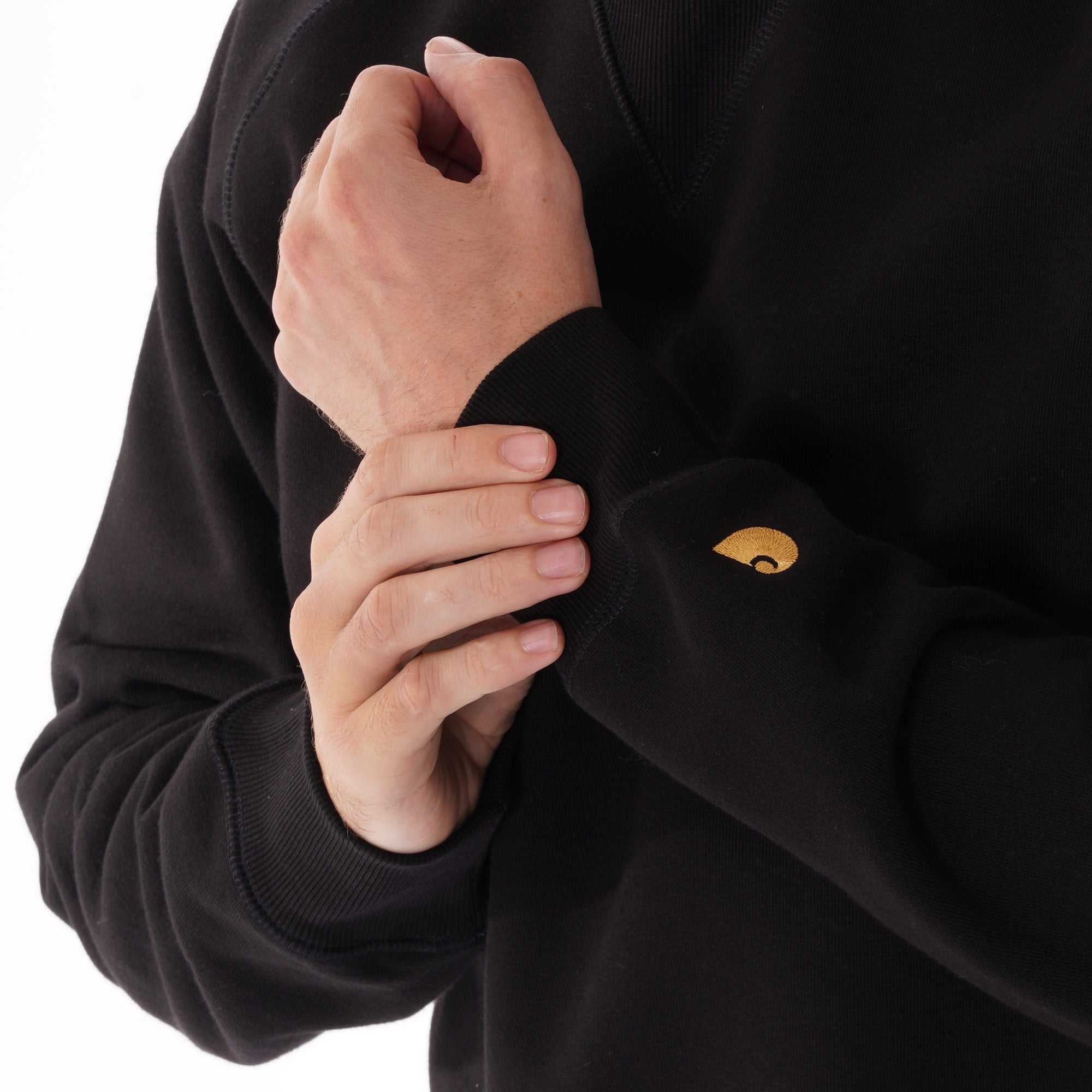 Carhartt WIP Chase Mlangefleece sweatshirt - Black