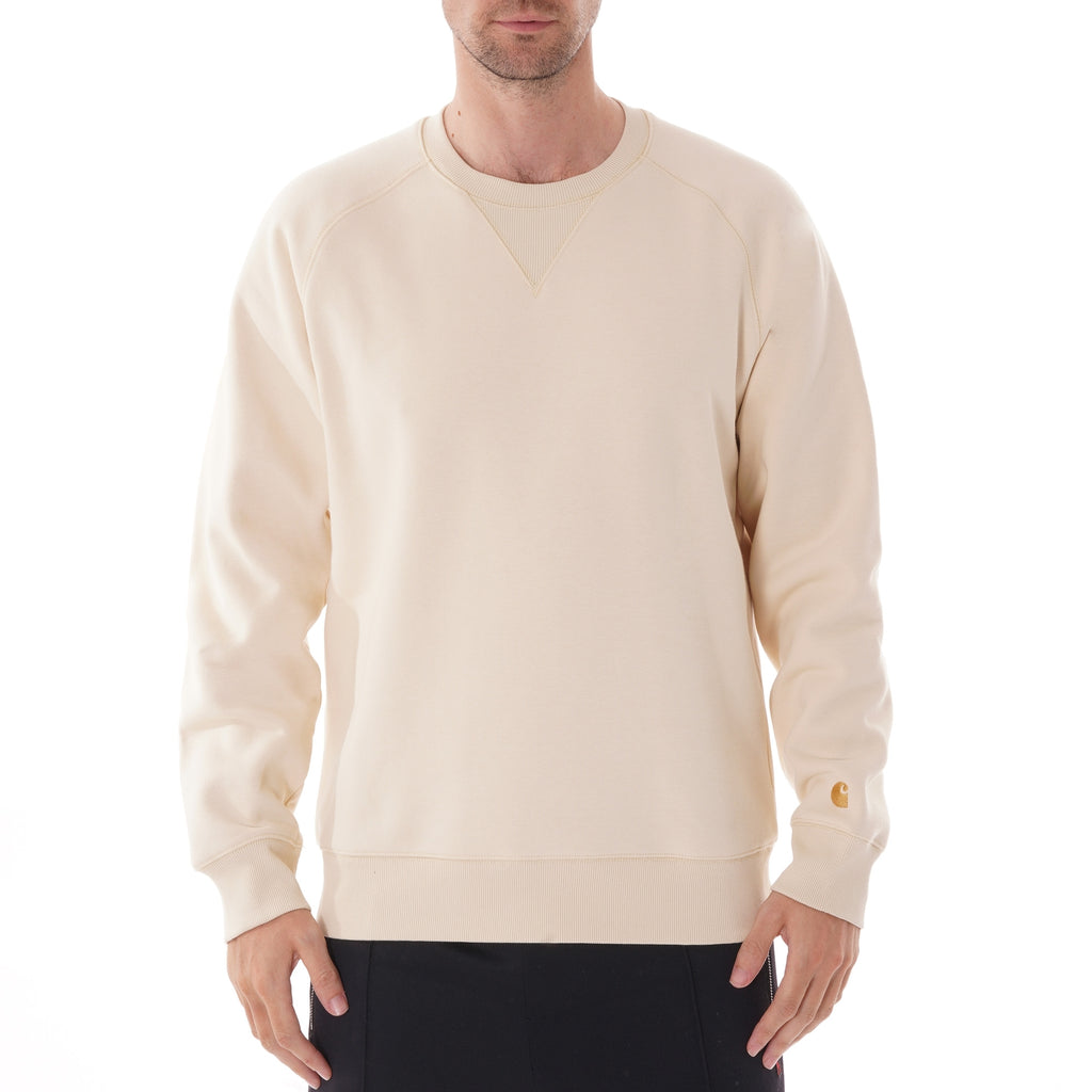 Carhartt WIP Chase Mlangefleece sweatshirt - Flour