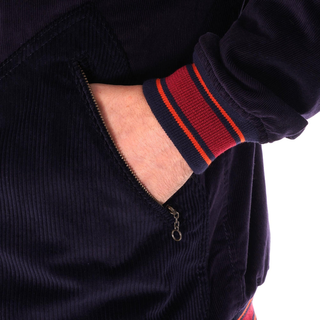Fred Perry X Nicholas Daley Bomber Jacket - Carbon Blue