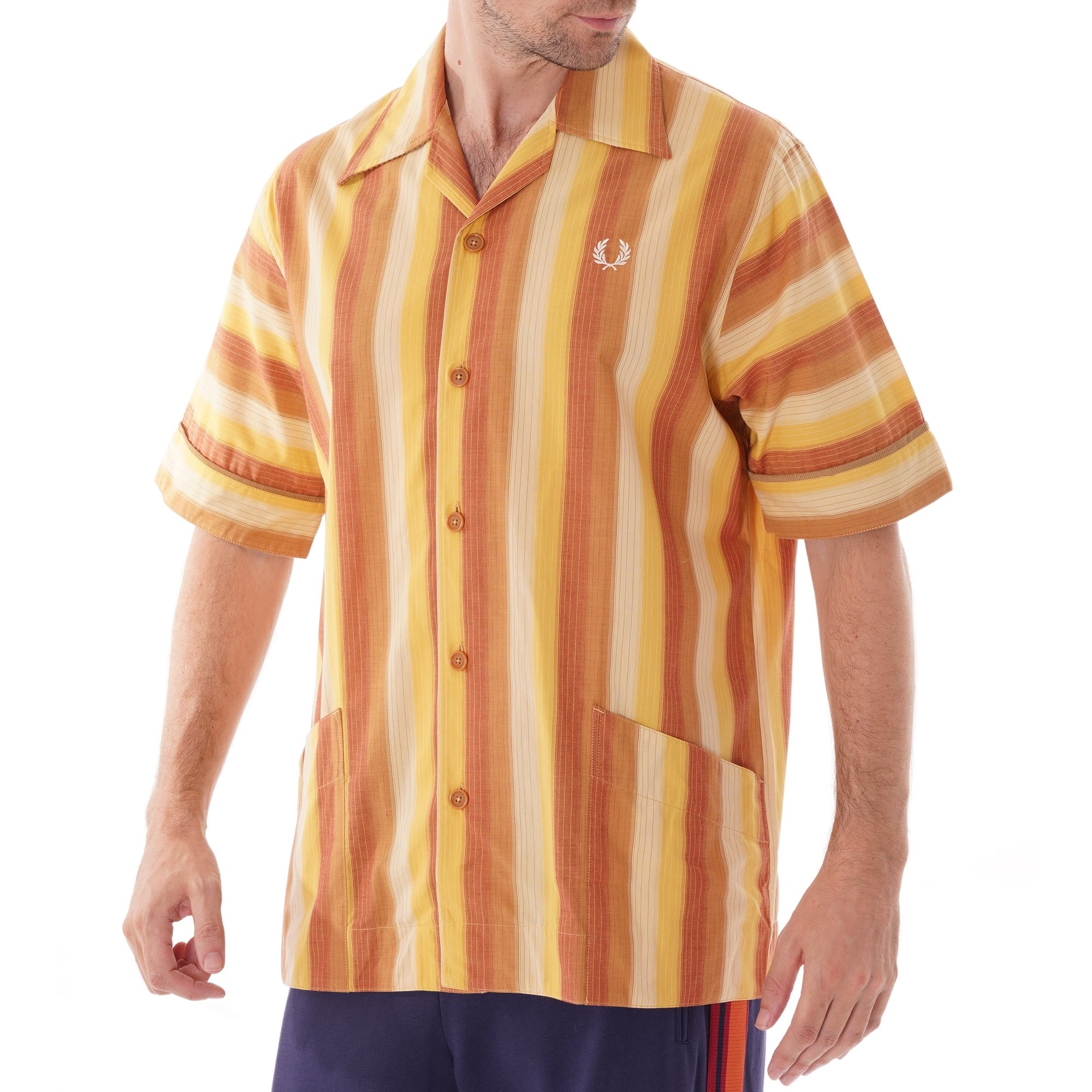 Fred Perry X Nicholas Daley Striped Shirt