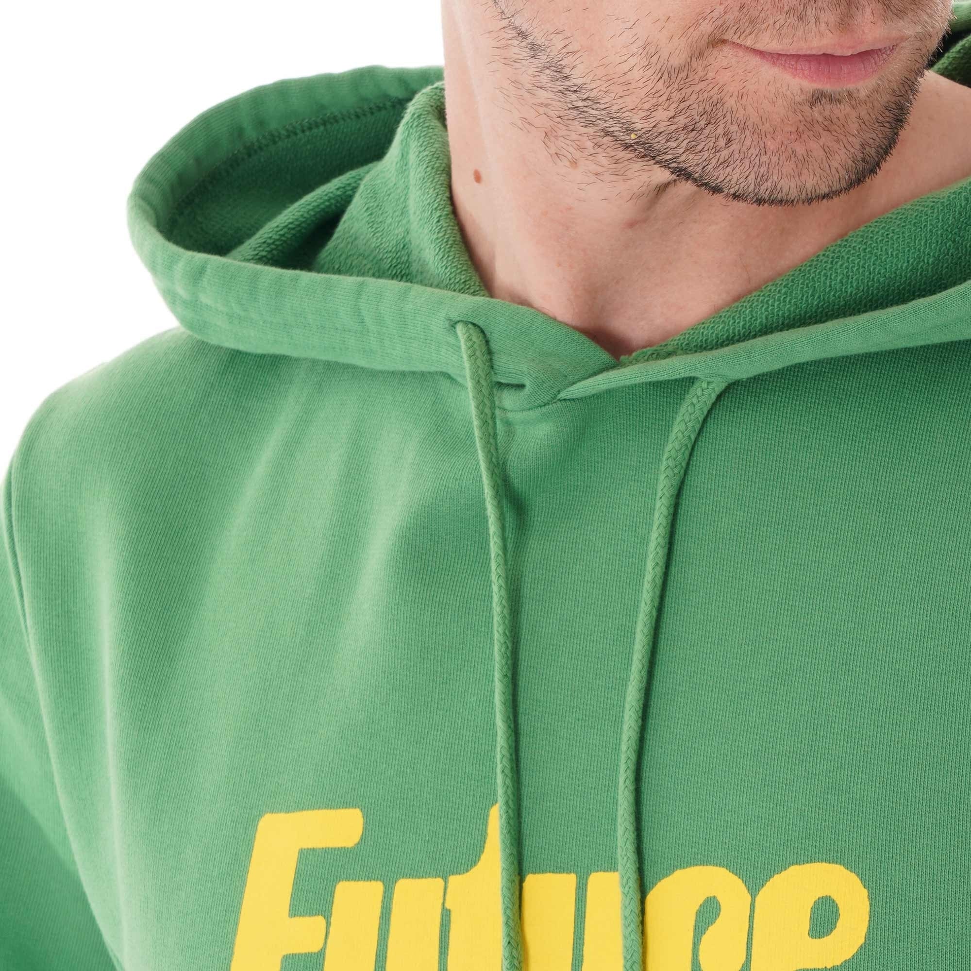 A.P.C. Brain Dead Spacy Long Sleeve Hooded Sweatshirt - Green