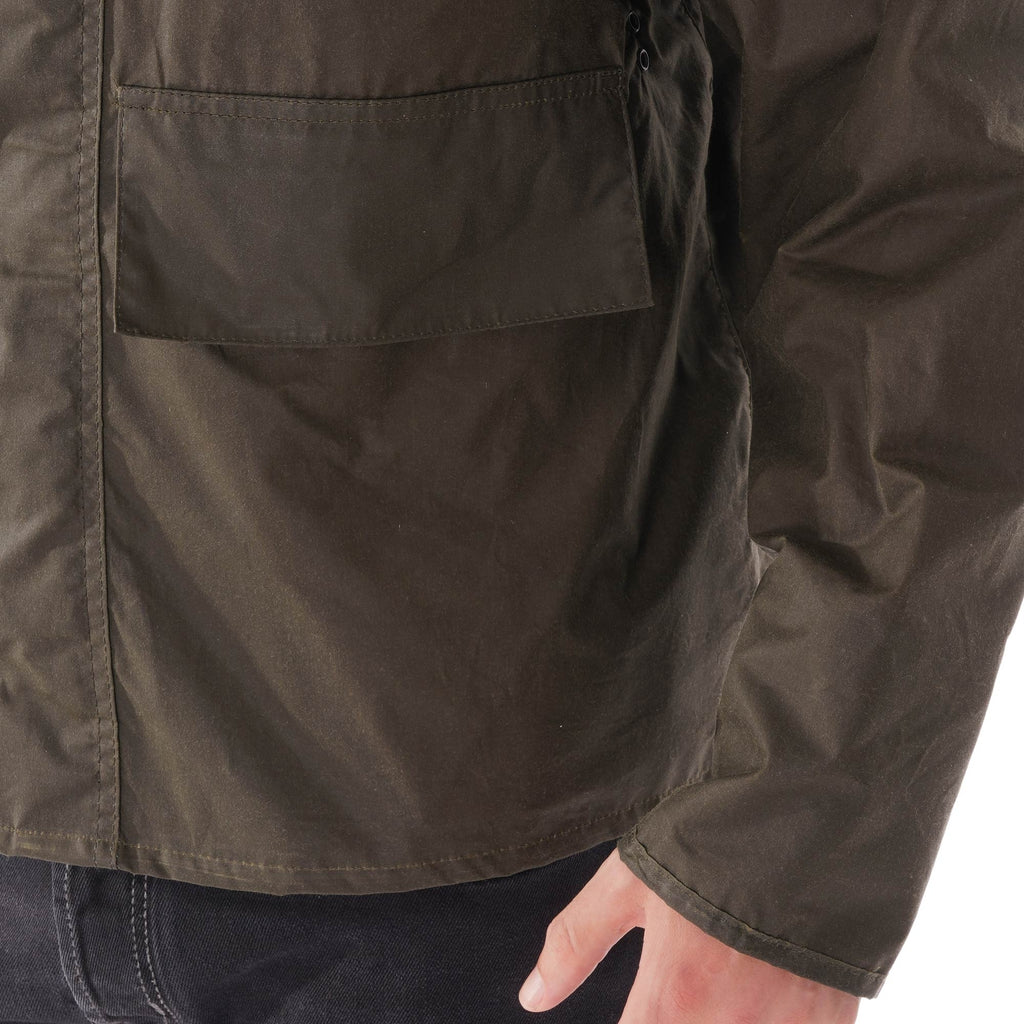 Barbour x Margaret Howell Spey Waxed Jacket - Olive