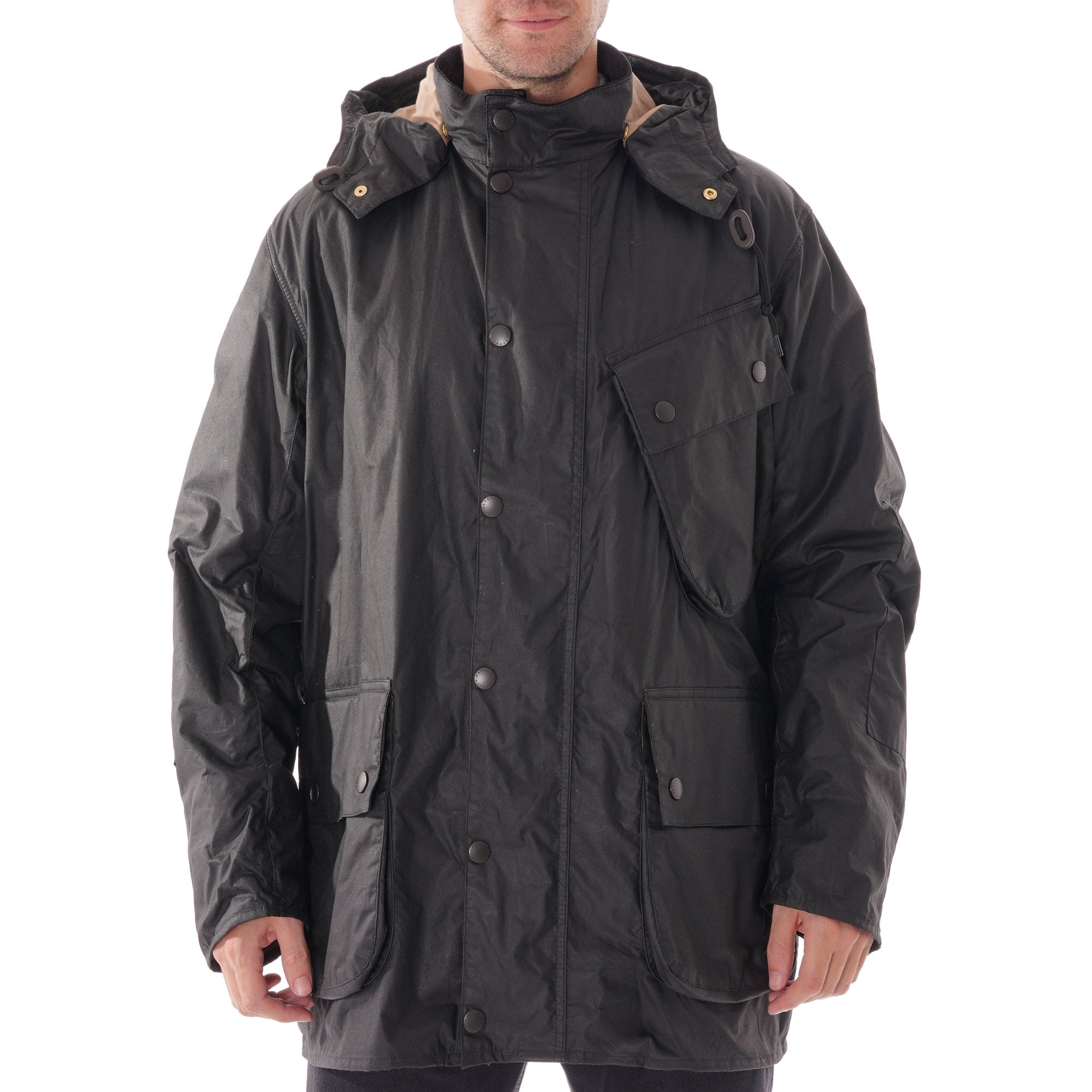 Barbour x Margaret Howell A7 Wax Jacket - Black