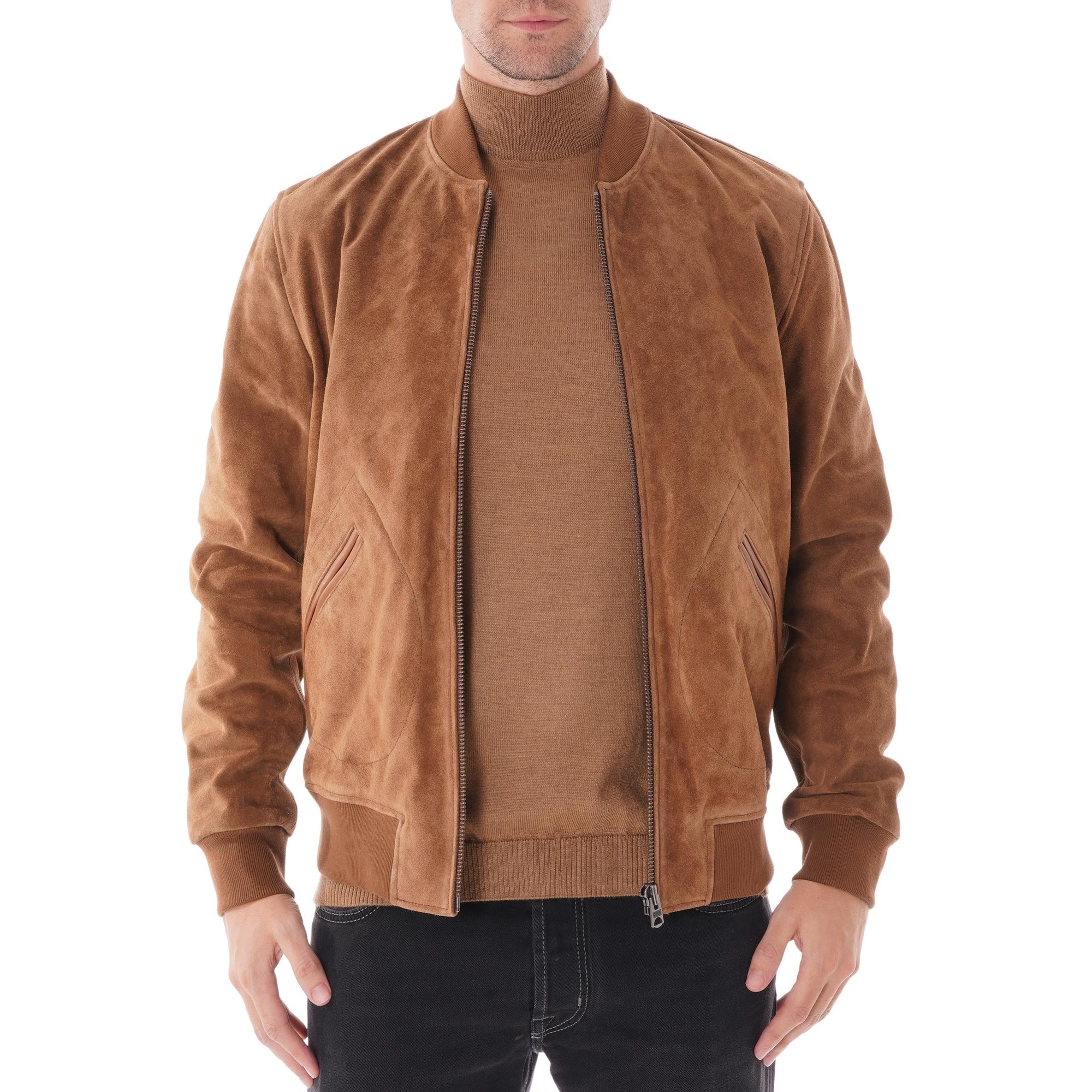 Naval Cuir Jacket - Marron