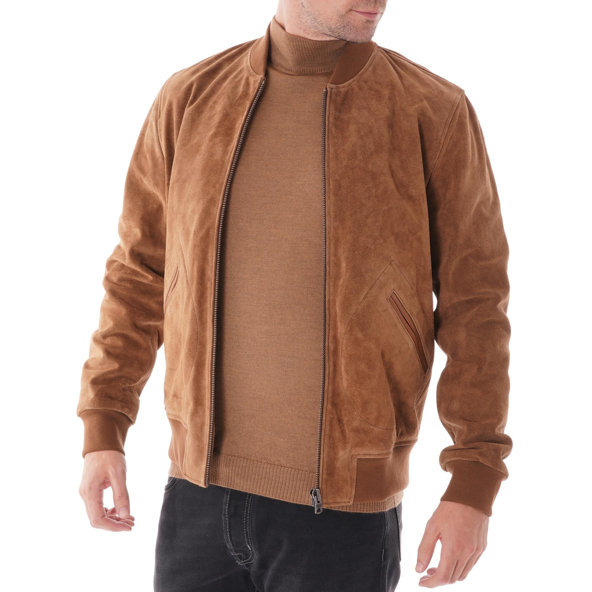 Naval Cuir Jacket - Marron