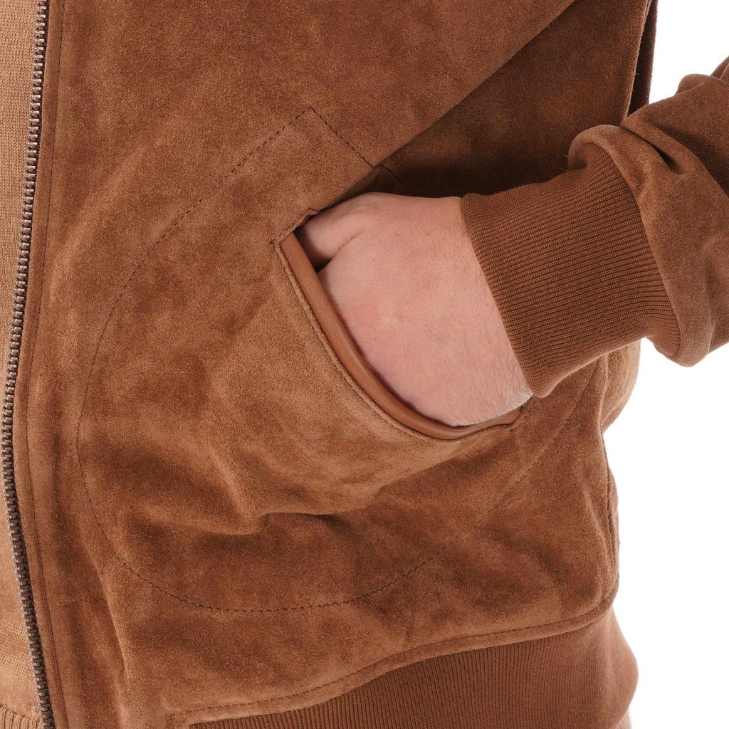 Naval Cuir Jacket - Marron