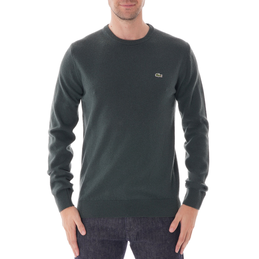 Lacoste Crew Neck Wool Jersey