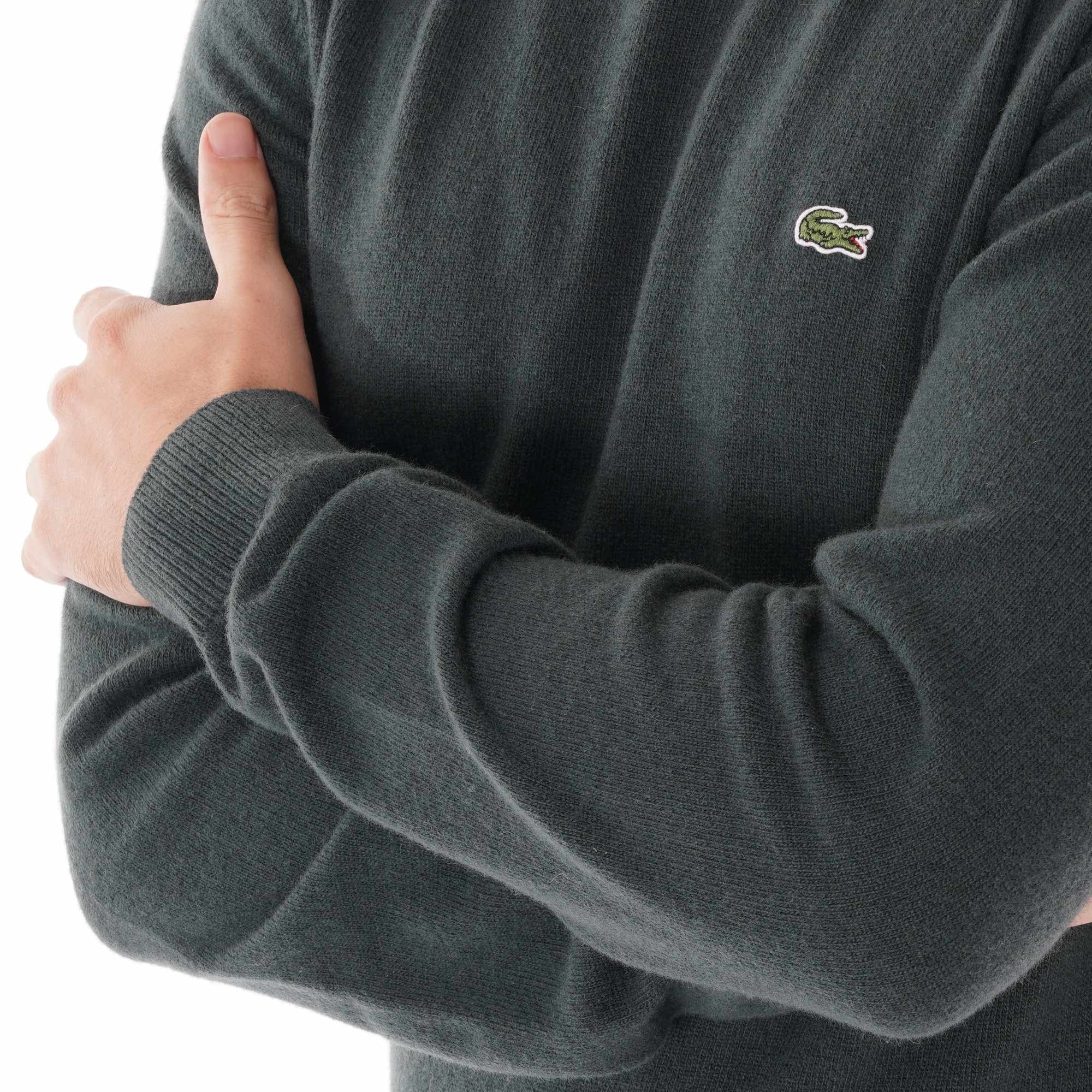 Lacoste Crew Neck Wool Jersey