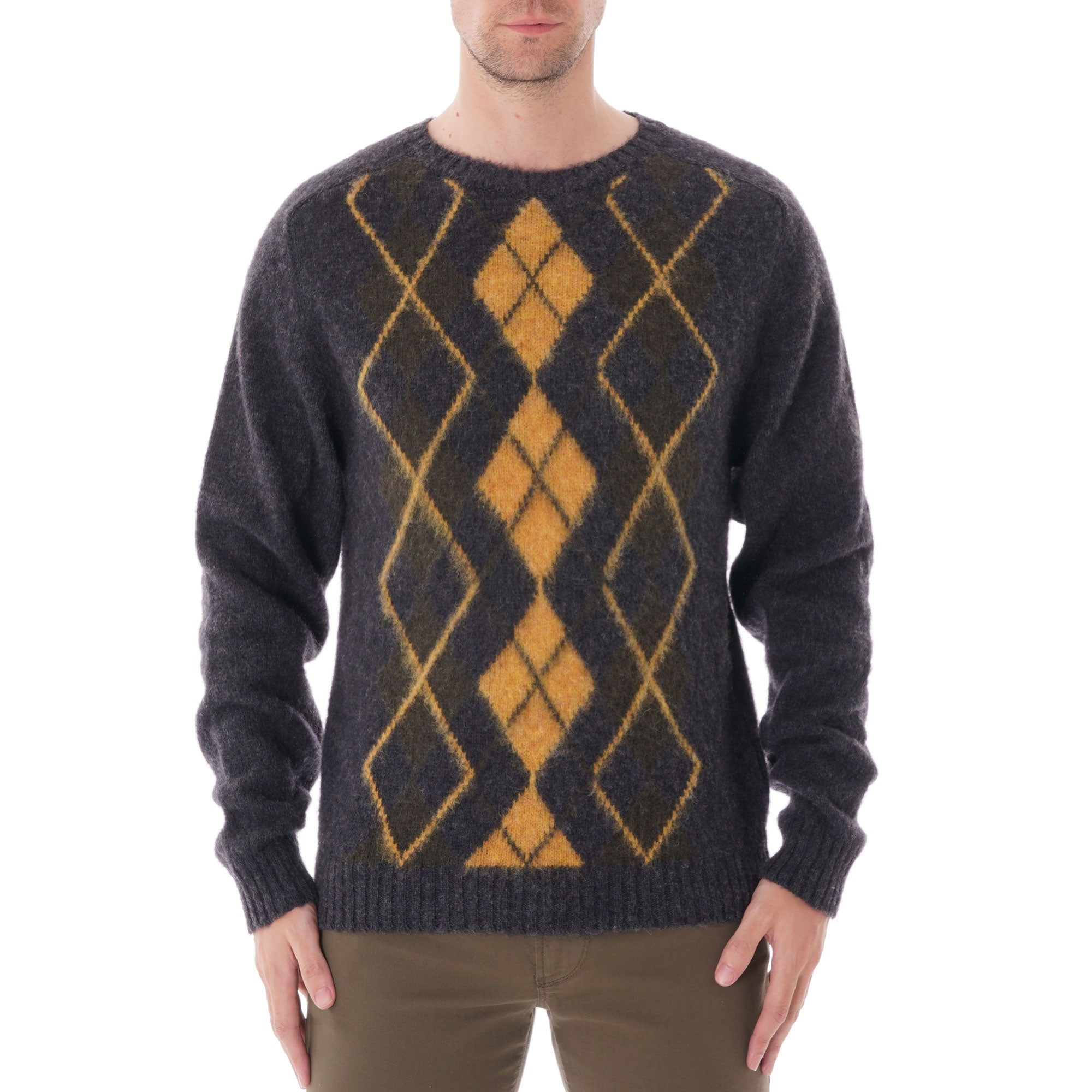 Norse Projects Birnir Brushed Knitwear - Charcoal
