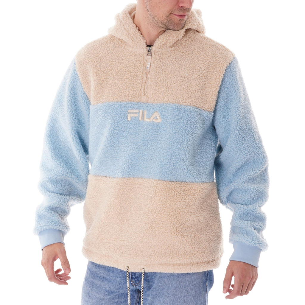 Fila Vintage Bruno 1/2 Zip Sherpa Hoodie
