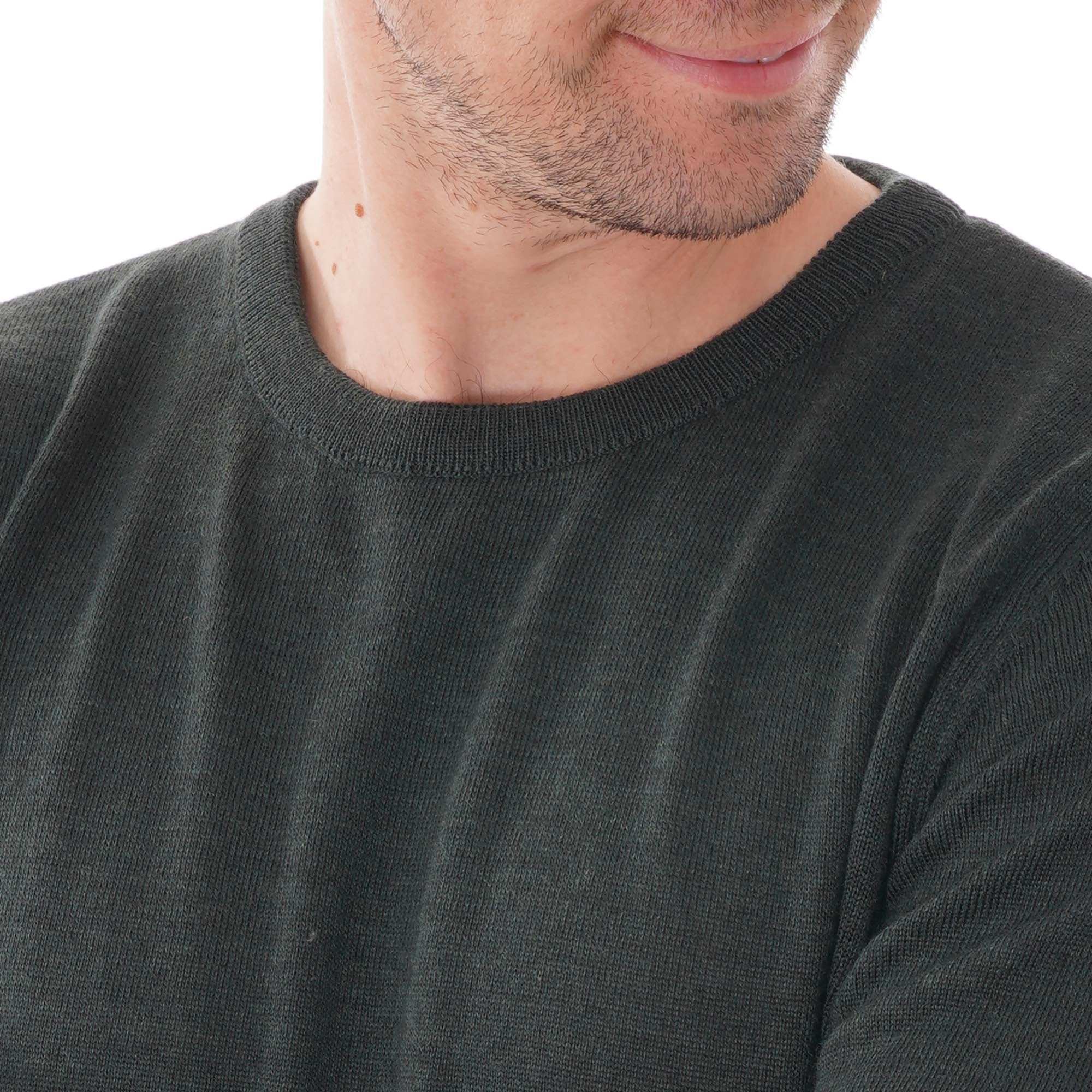 None Of The Above Knitted Jumper - Olive