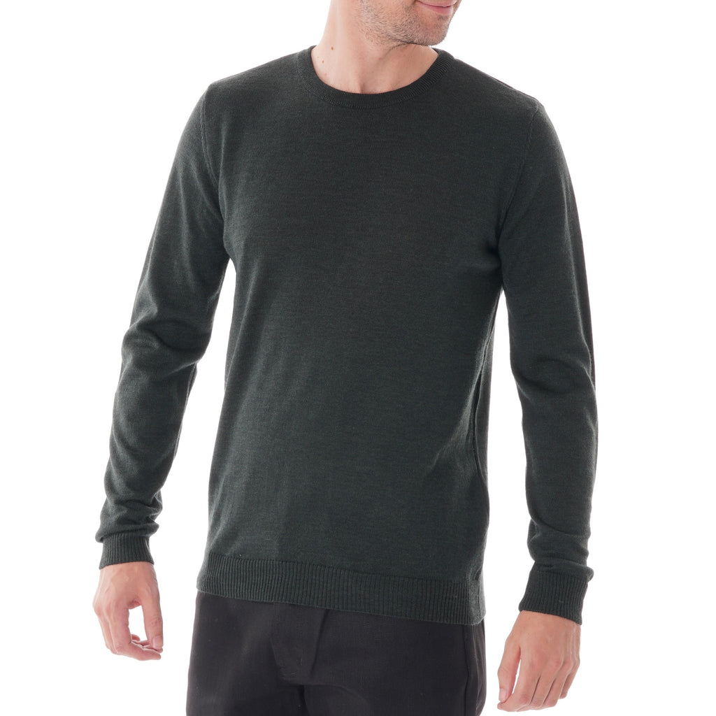 None Of The Above Knitted Jumper - Olive