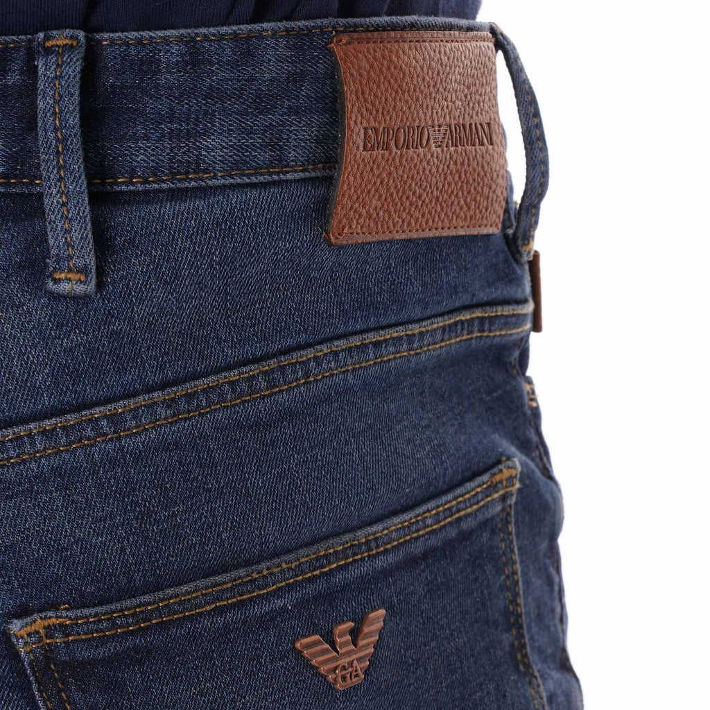 Emporio Armani J06 Slim Fit Denim Jeans - Blue