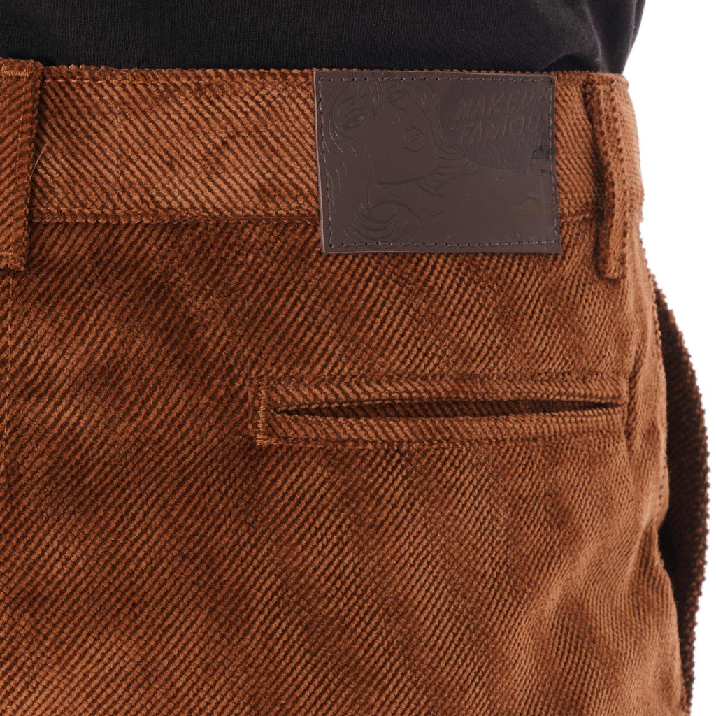 Naked and Famous Denim Velvet Chino Pants - Brown