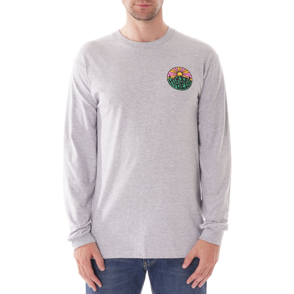 stuartslondon Original Logo Long Sleeve - Grey Marl