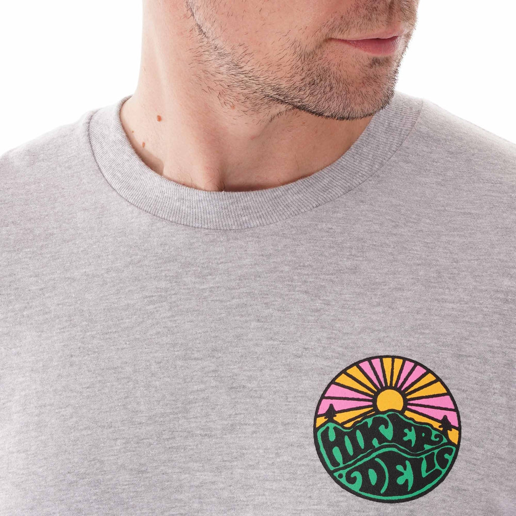 stuartslondon Original Logo Long Sleeve - Grey Marl