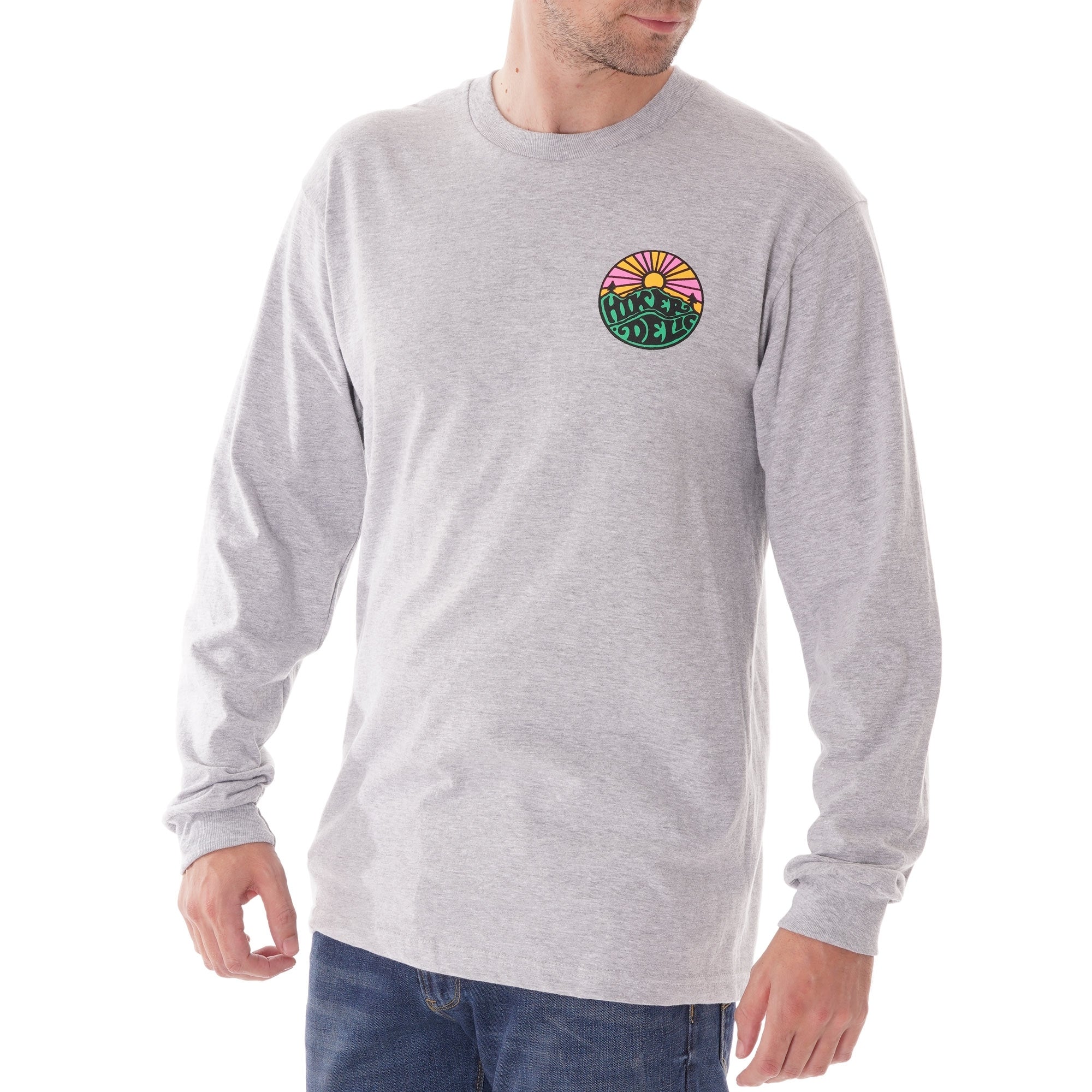 stuartslondon Original Logo Long Sleeve - Grey Marl