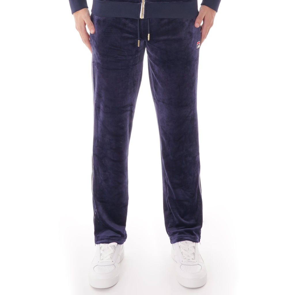 Fila Vintage Velour Cyrus Track Pants - Peacoat  & White