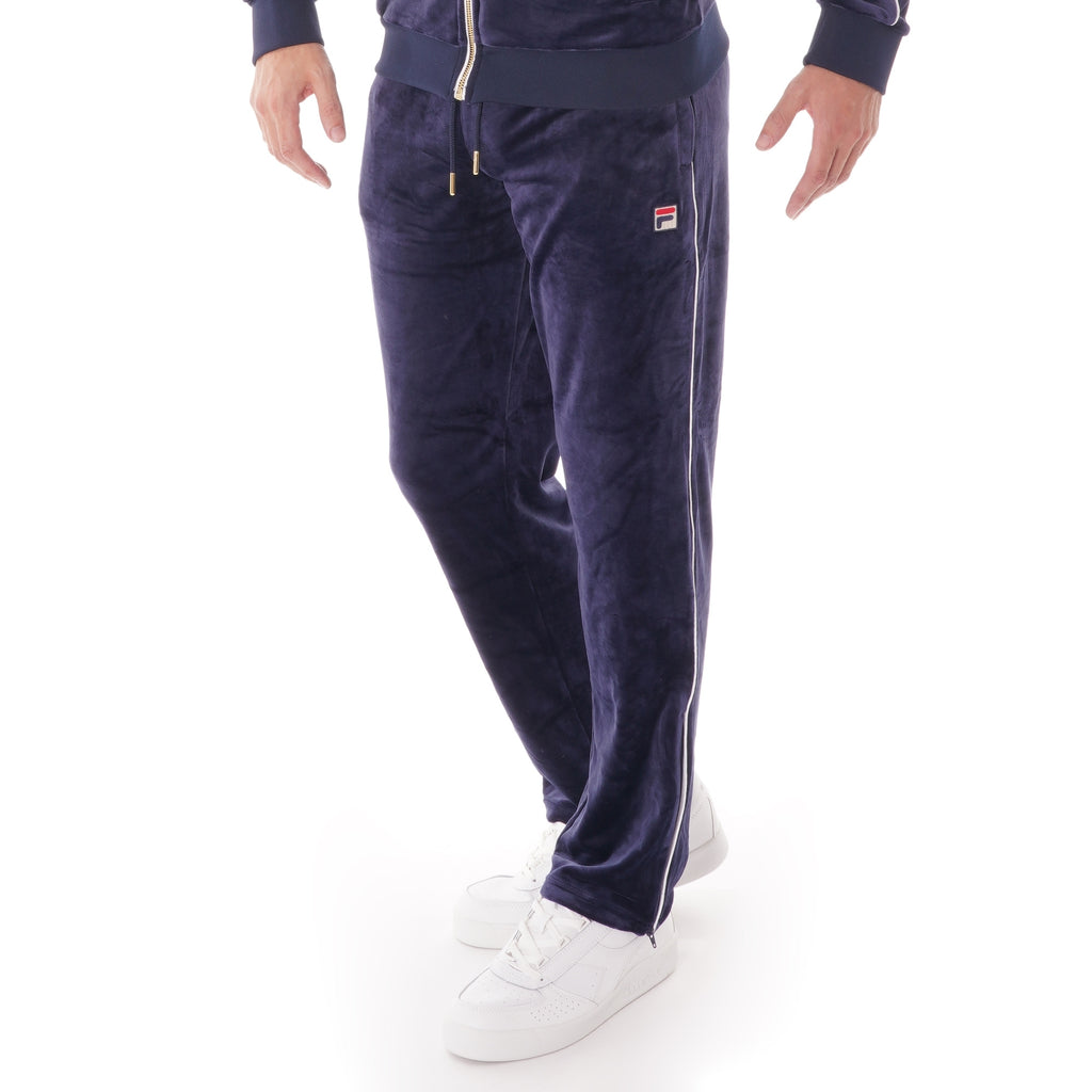 Fila Vintage Velour Cyrus Track Pants - Peacoat  & White