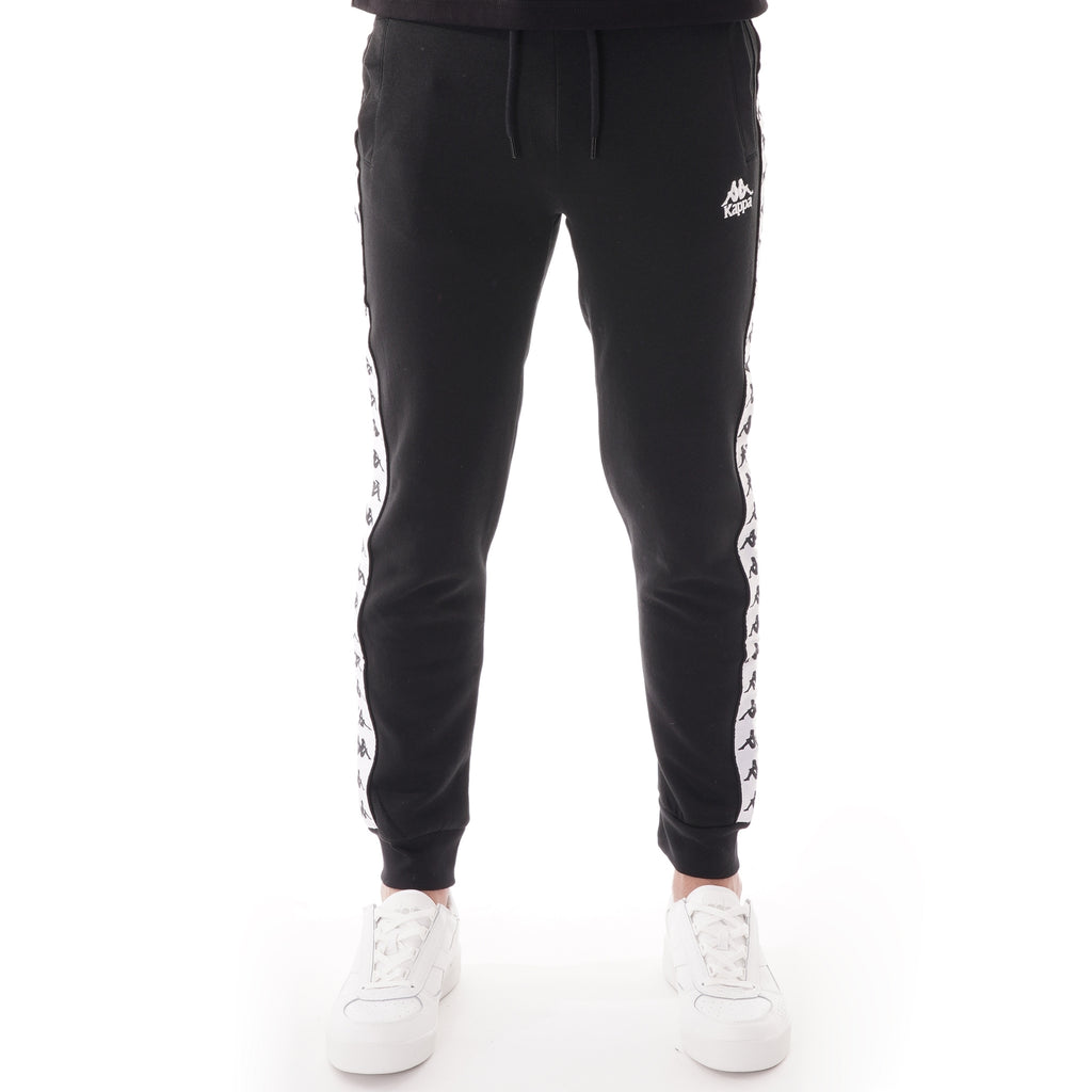 Kappa 222 Banda Alanz Track Pant - Black & White