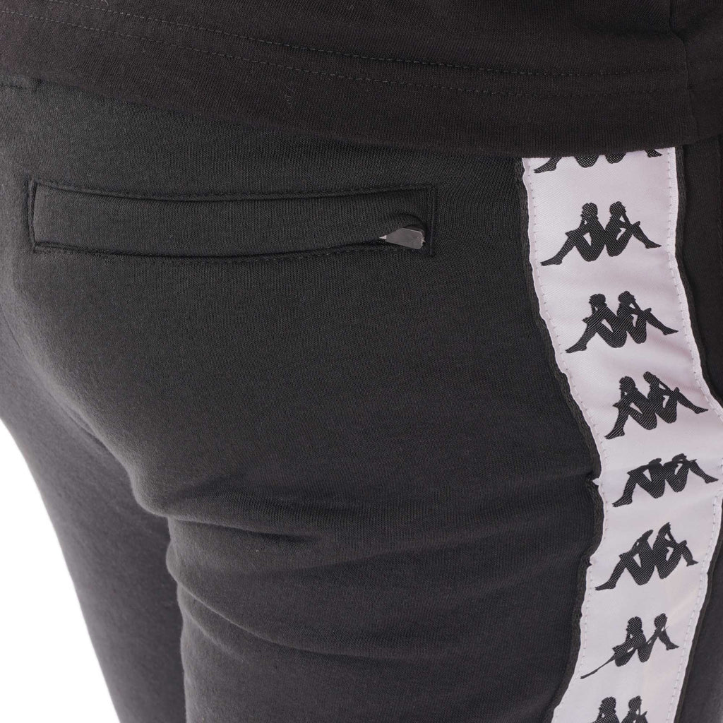 Kappa 222 Banda Alanz Track Pant - Black & White