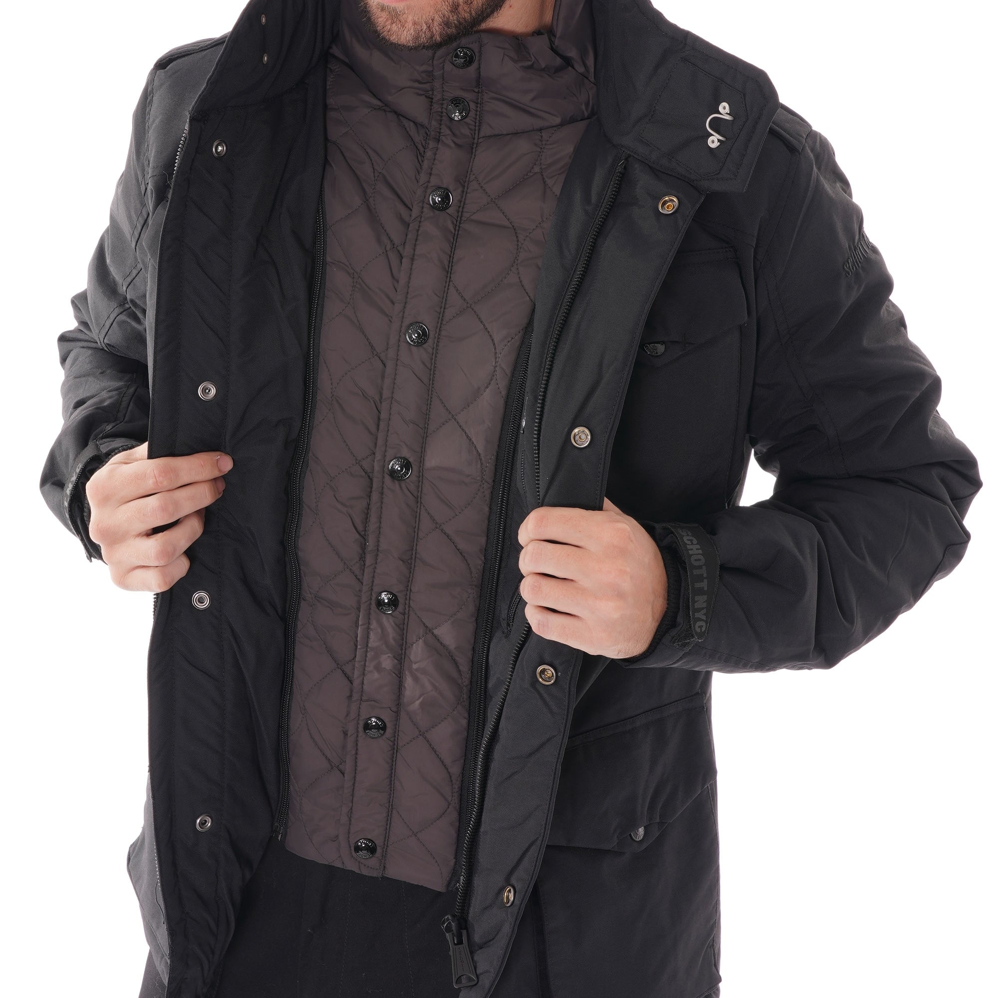 Schott NYC Field Jacket - Black
