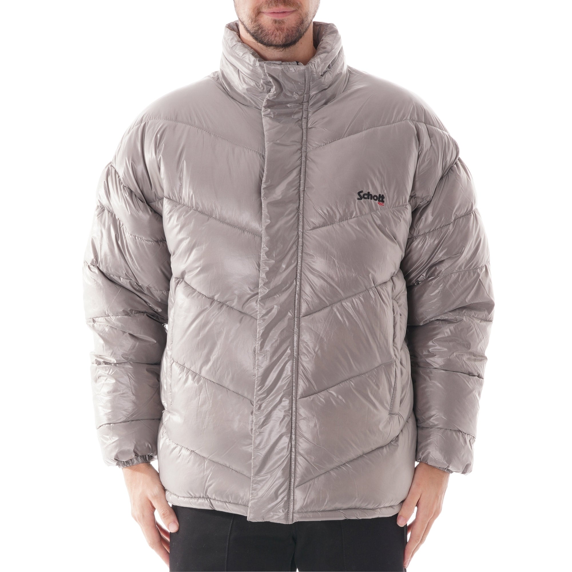 Schott NYC Montana Jacket - Silver