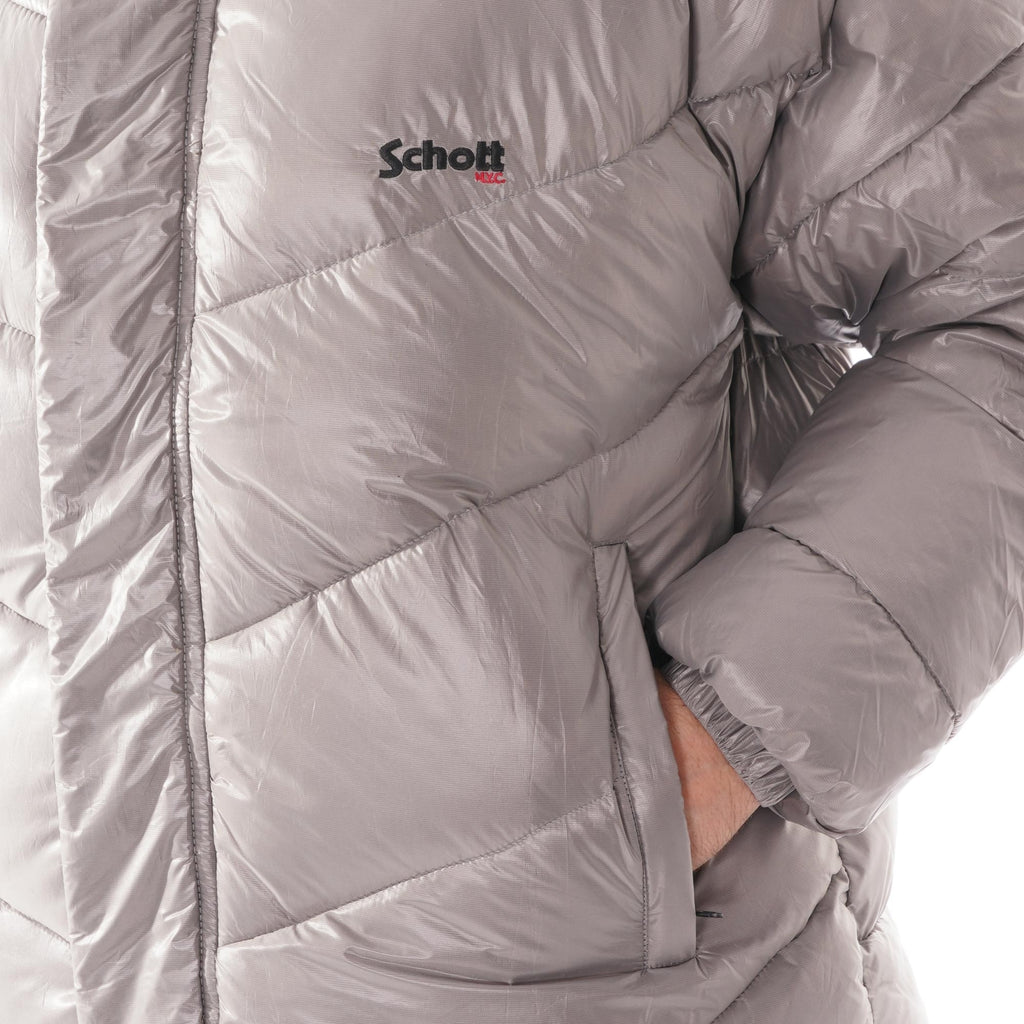 Schott NYC Montana Jacket - Silver