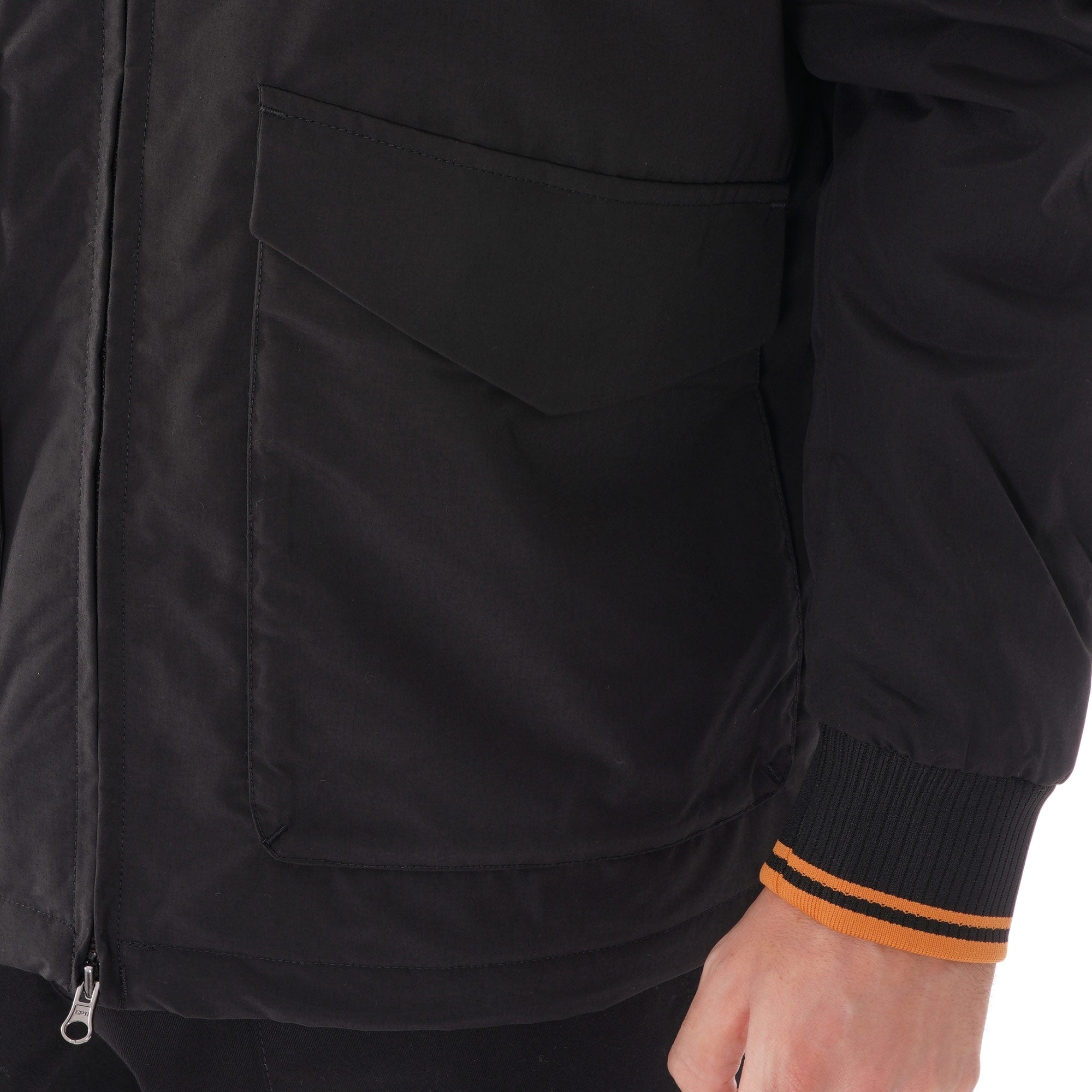 Fred Perry Quilted Harrington - Black