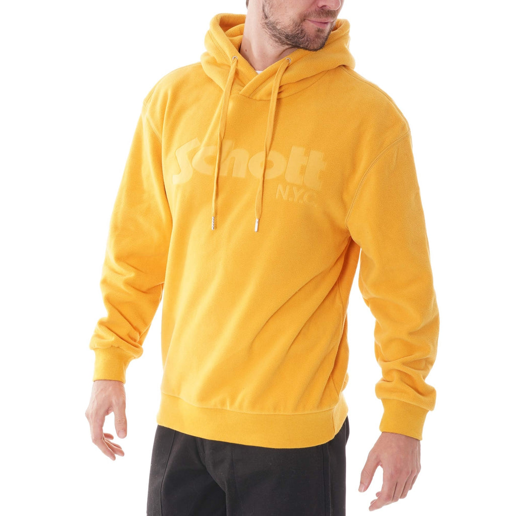 Schott NYC Hooded Sweatshirt - Gold