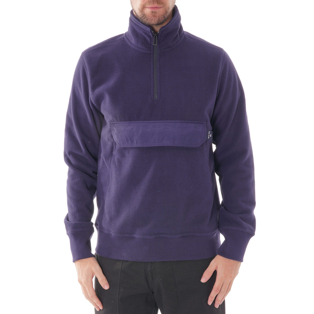 Paul Smith Half-Zip Funnel Neck Sweatshirt - Inky