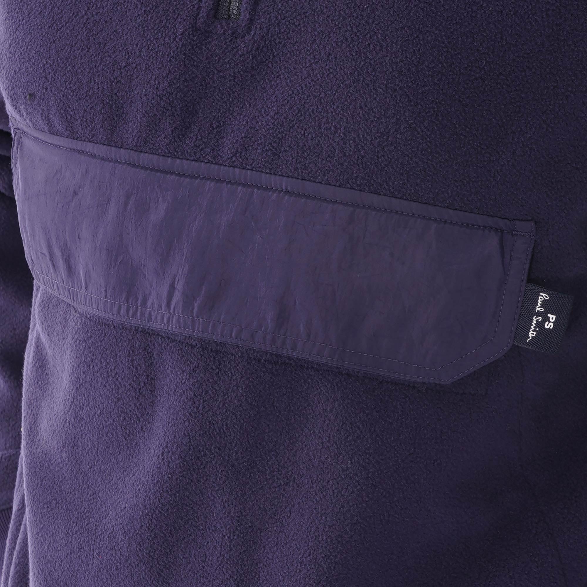Paul Smith Half-Zip Funnel Neck Sweatshirt - Inky