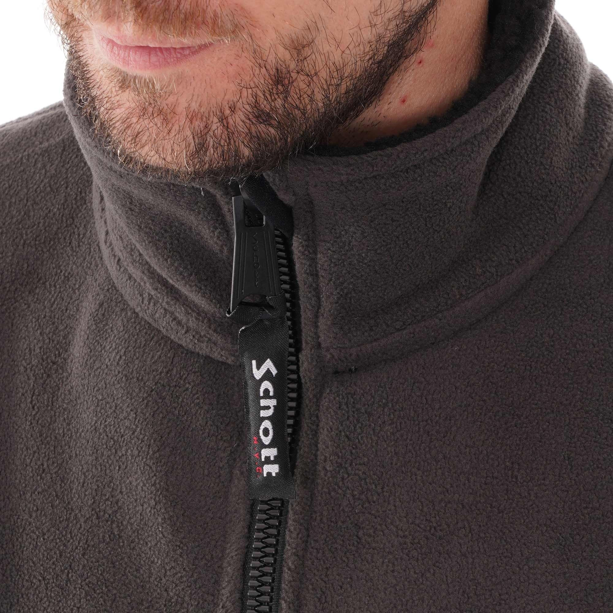 Schott NYC Ant Trucker Sweatshirt - Anthracite