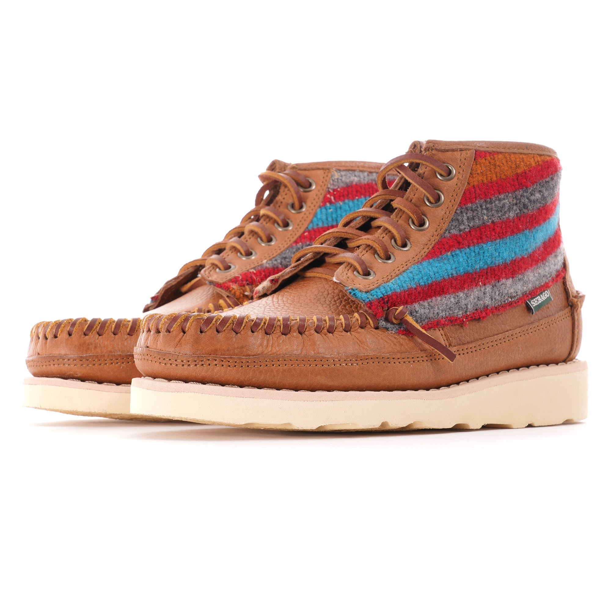 Sebago X Pendleton Seneca Mid - Brown Tan