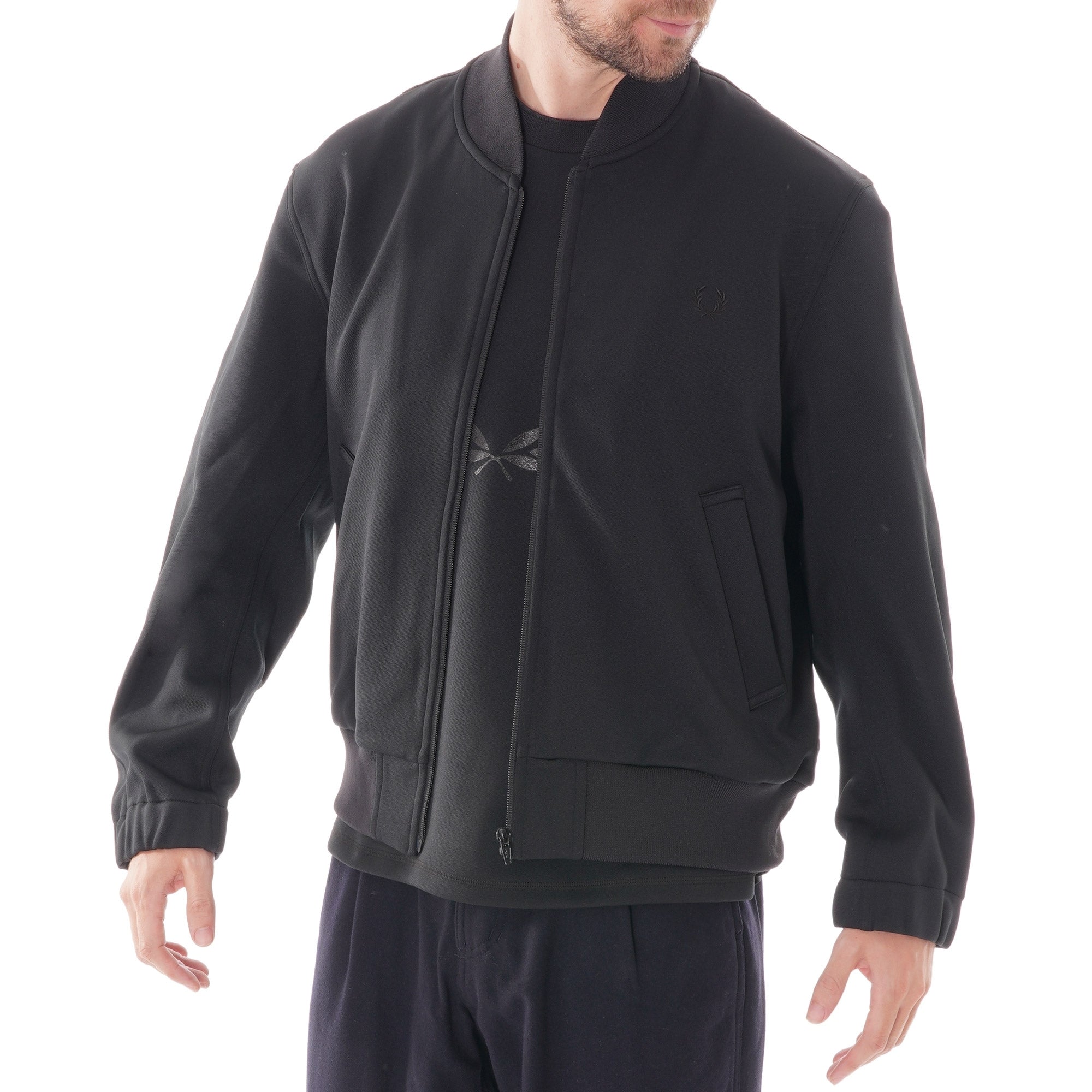 Fred Perry Made in Japan Bomber Jacket - Black