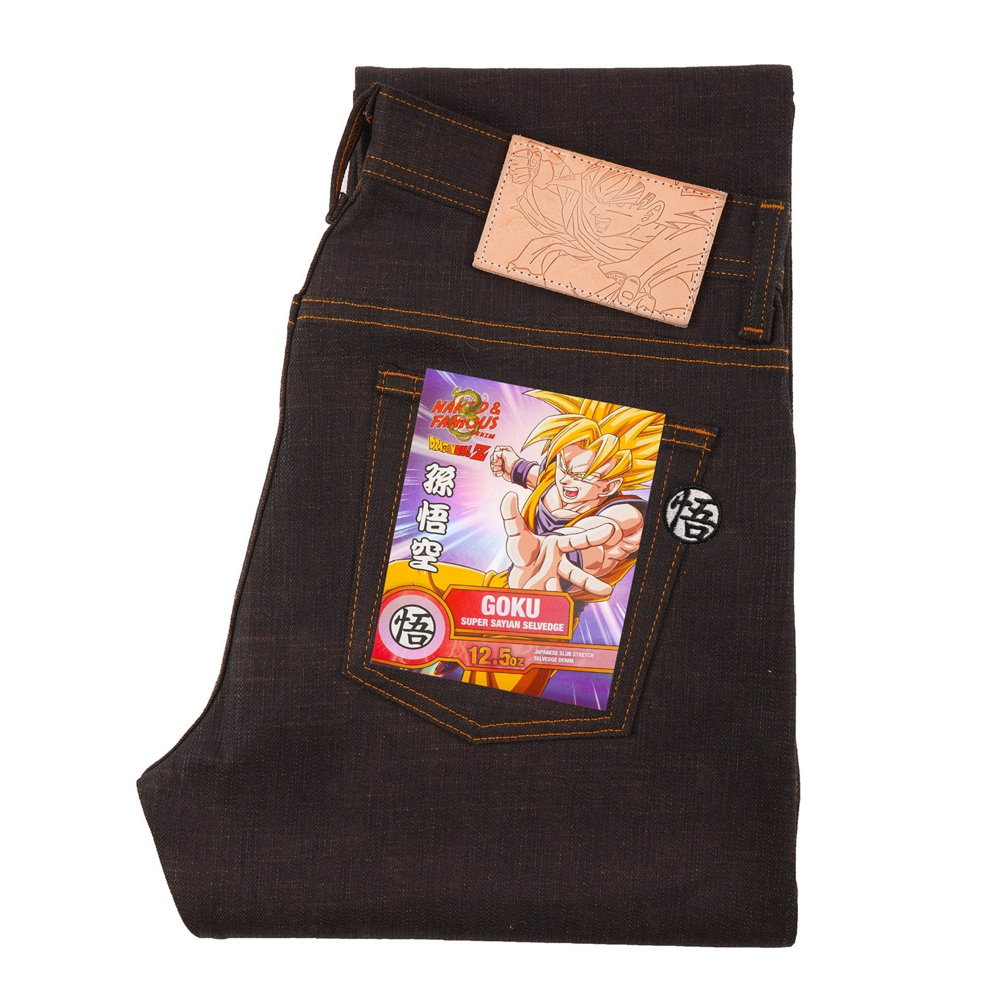 Naked and Famous Denim Goku Super Saiyan Selvedge Jeans - Indigo