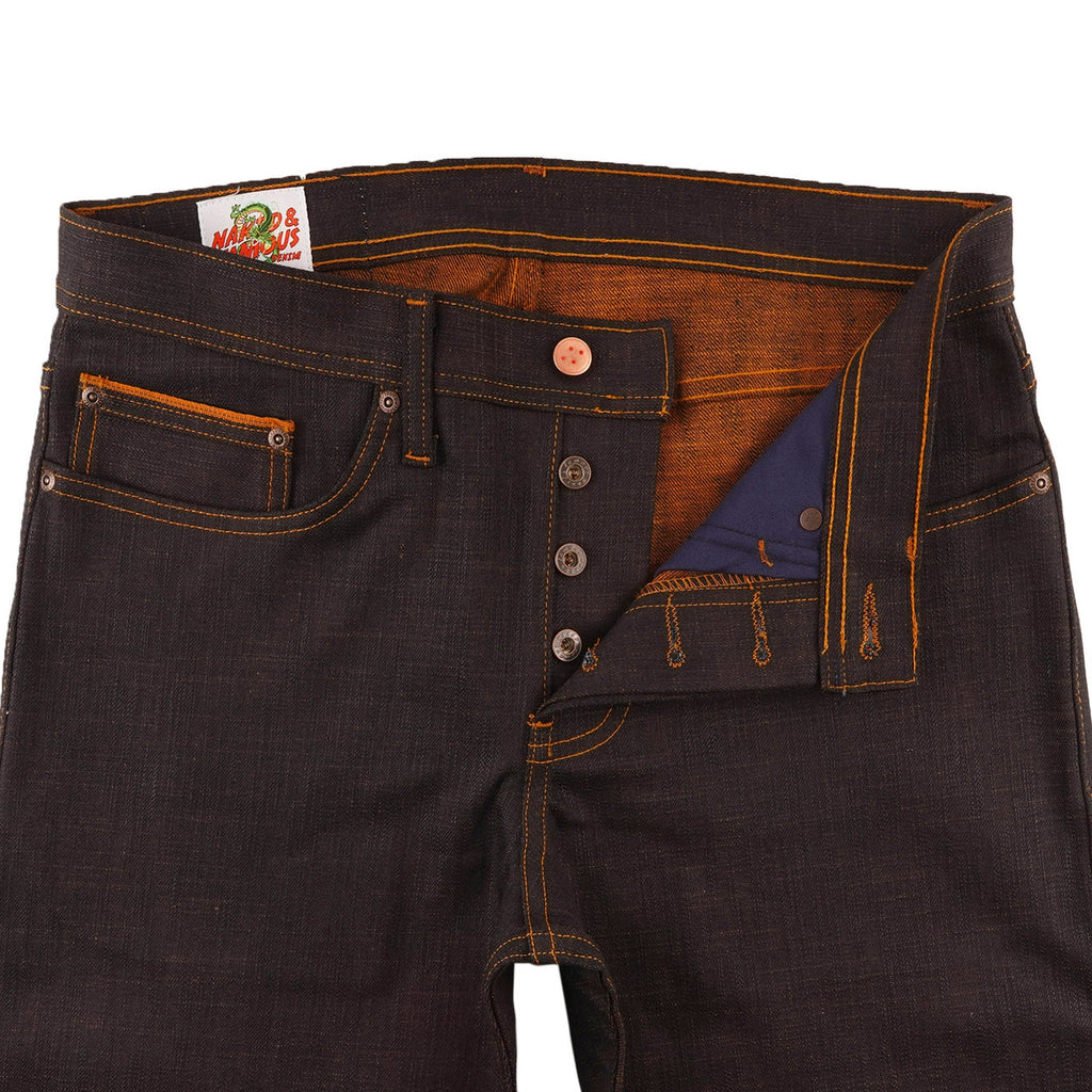 Naked and Famous Denim Goku Super Saiyan Selvedge Jeans - Indigo