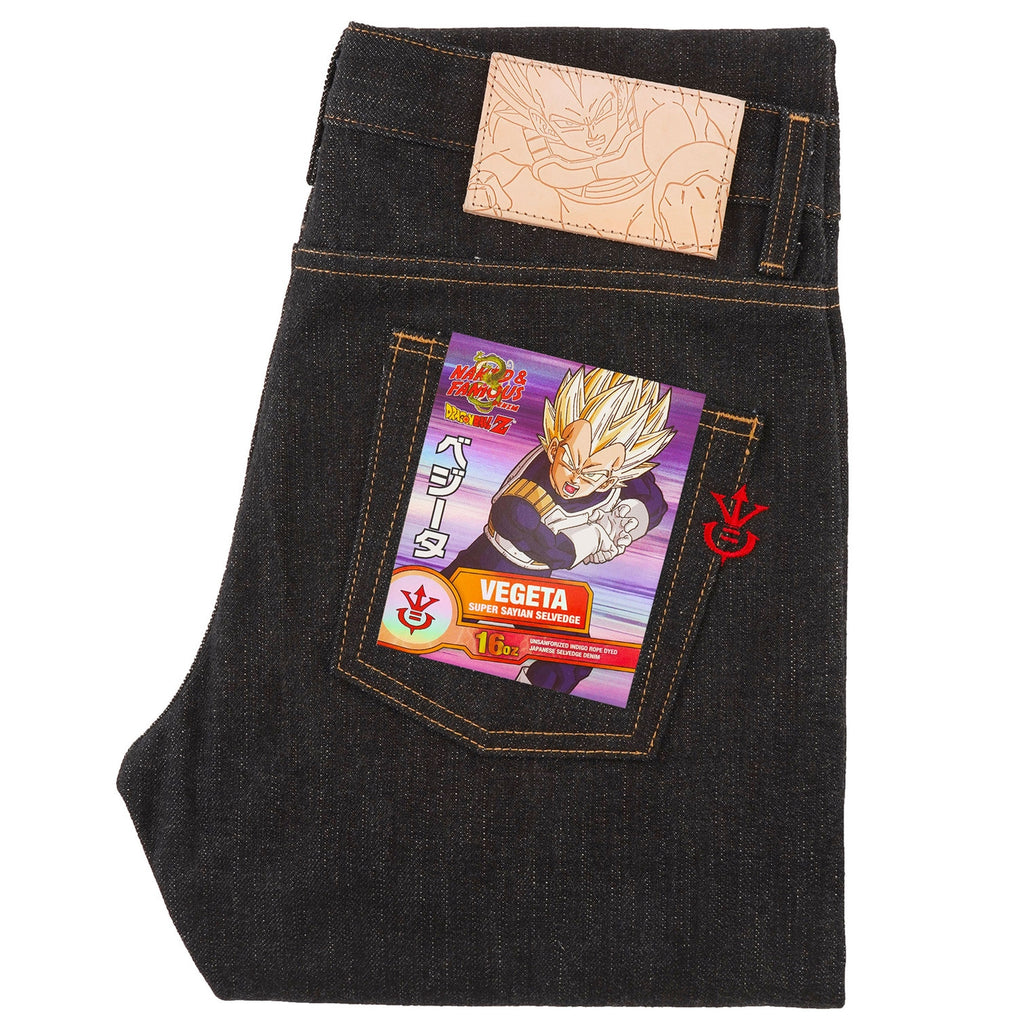 Naked and Famous Denim Vegeta Super Saiyan Selvedge - Indigo