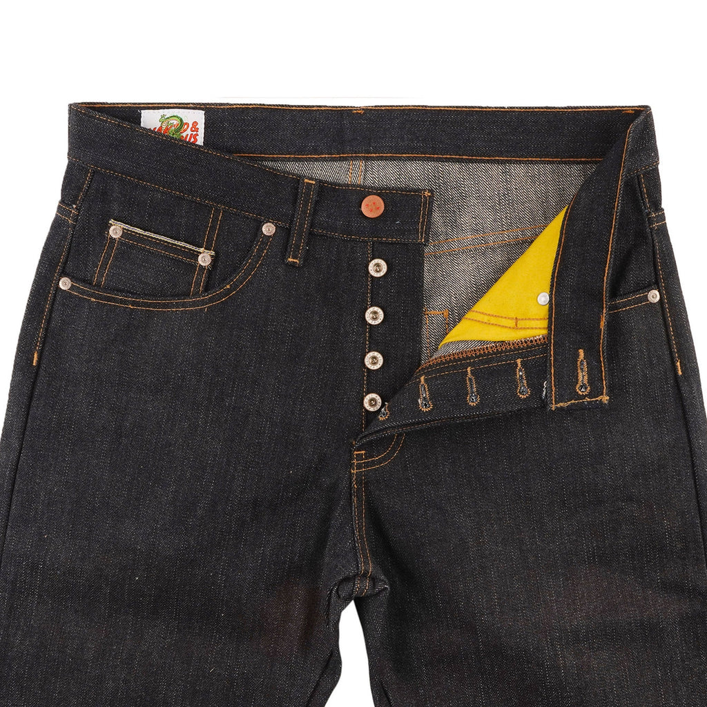 Naked and Famous Denim Vegeta Super Saiyan Selvedge - Indigo
