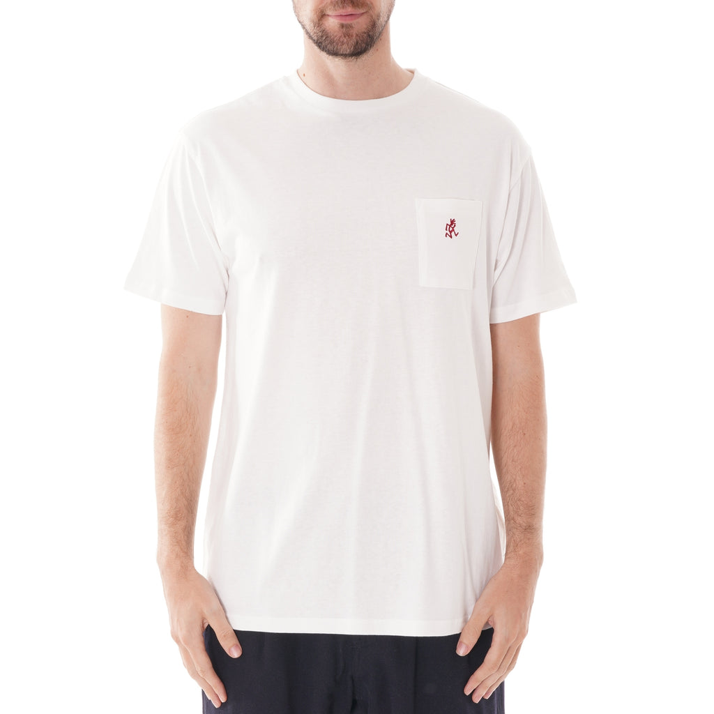 Gramicci Short sleeve One Point T-shirt - White